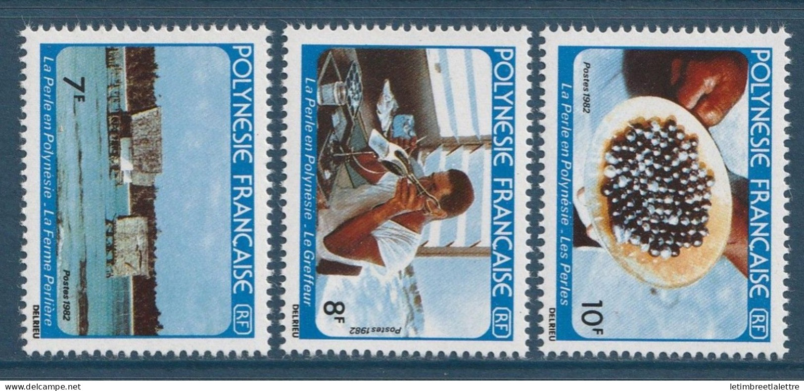 Polynésie Française - YT N° 177 à 179 ** - Neuf Sans Charnière - 1982 - Unused Stamps