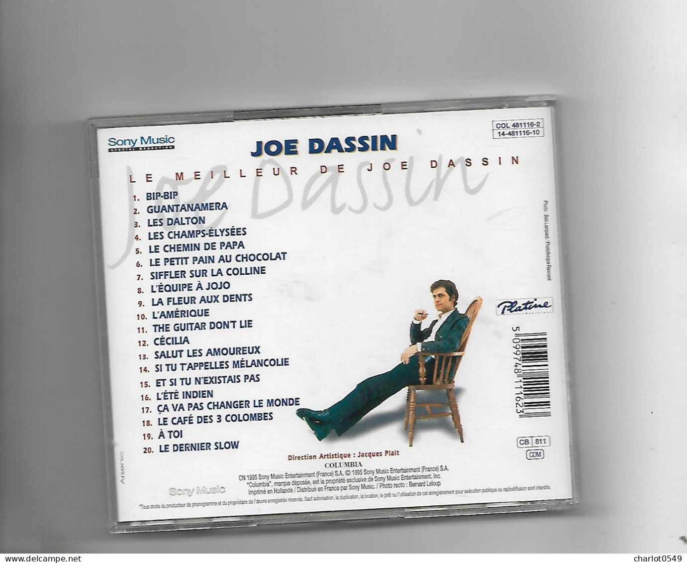 20 Titres Joe Dassin - Sonstige & Ohne Zuordnung