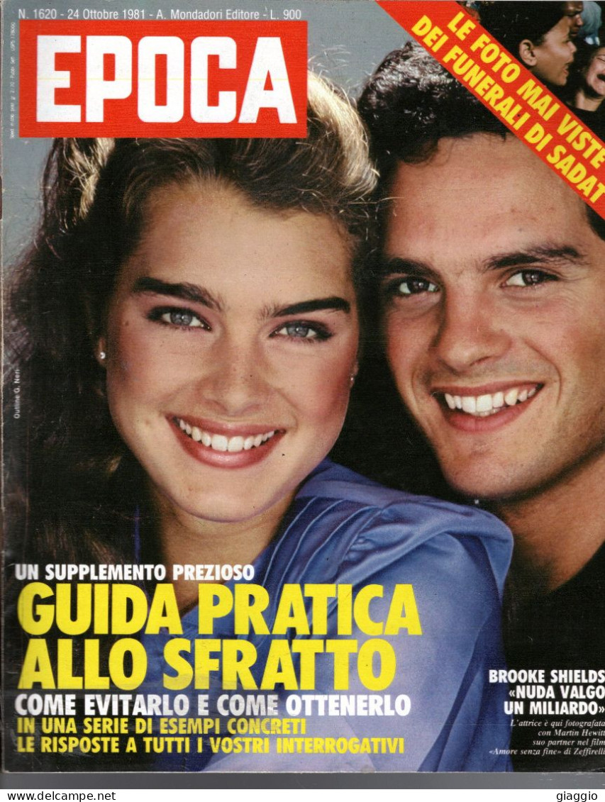 °°° RIVISTA EPOCA N° 1620 DEL 24 OTTOBRE 1981 °°° - Sonstige & Ohne Zuordnung