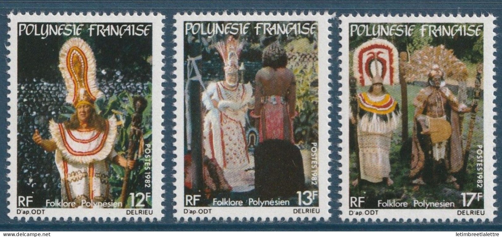 Polynésie Française - YT N° 181 à 183 ** - Neuf Sans Charnière - 1982 - Neufs
