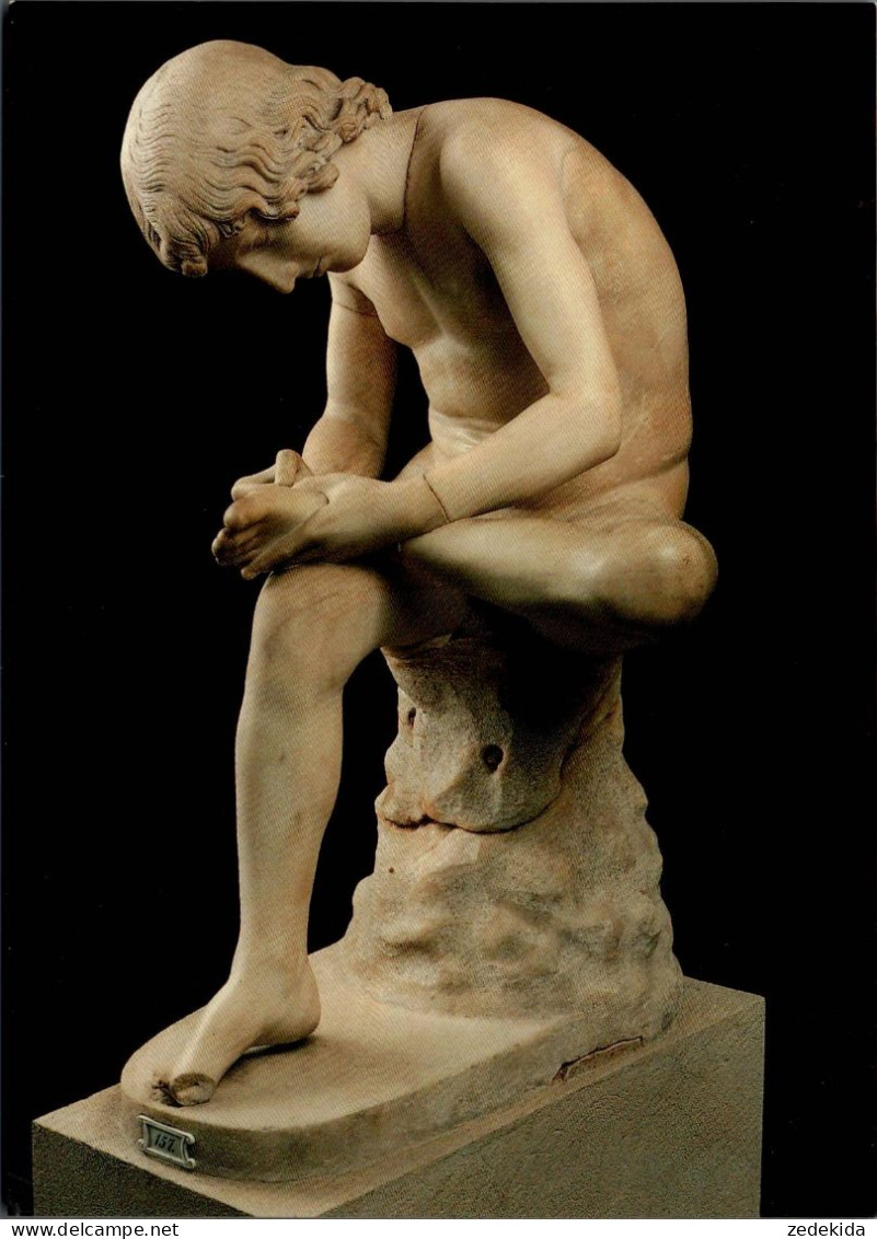 H1907 - Dornauszieher Skulptur Bronzestatue Pergamonmuseum Museum - Sculptures