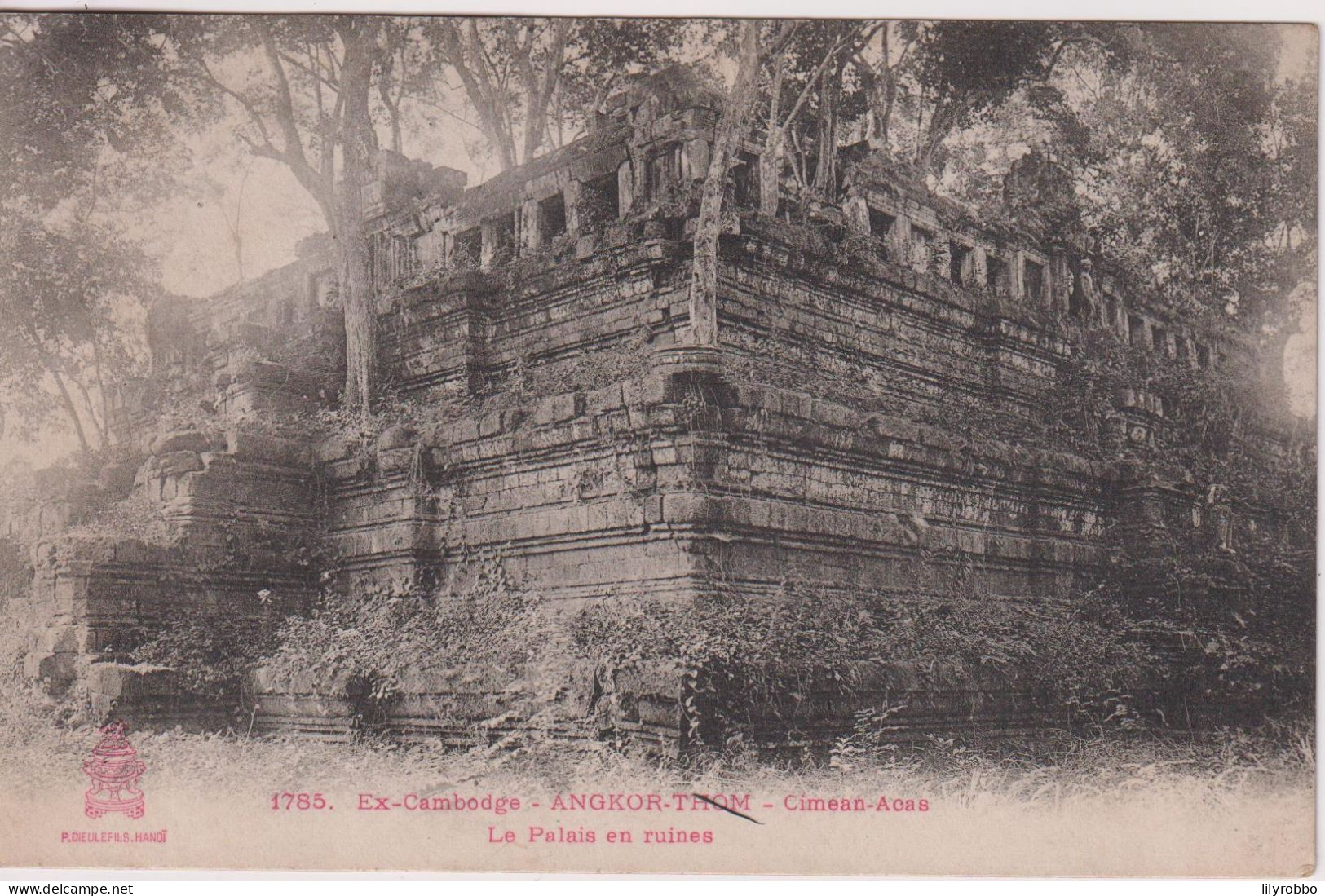 CAMBODIA - Ex-Cambodge ANGKOR-THOM.  Cimean-Acas. Le Palais En Ruines - Cambodia