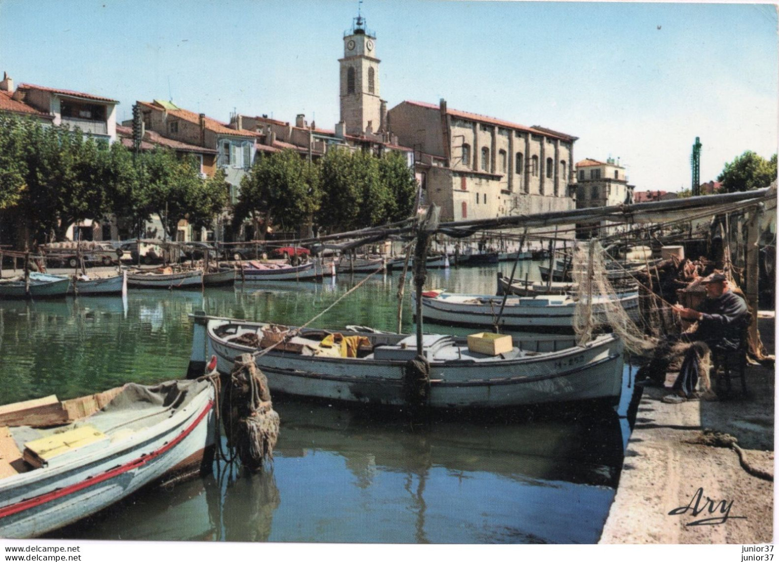 Martigues Canal, Voitures, Bateaux - Martigues