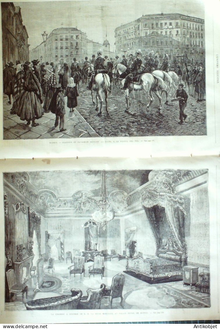 L'Univers illustré 1878 n°1196 Bulgarie Silistrie, Oltenitza Madrid Puerta Del Sol Dardanelles