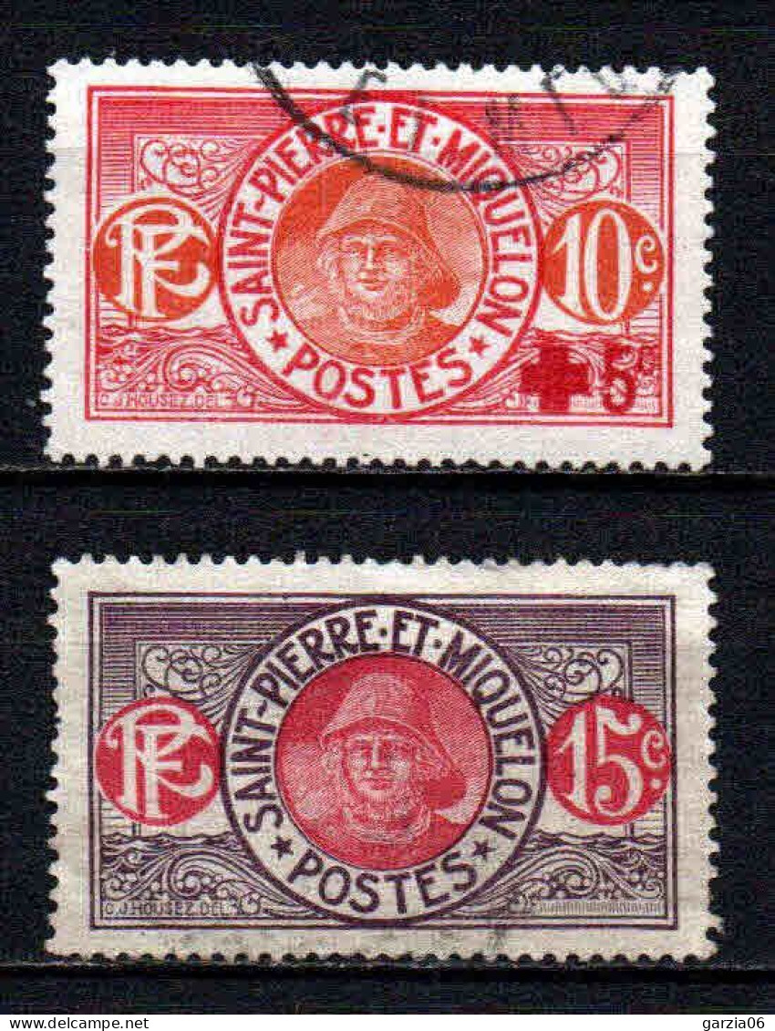 St Pierre Et Miquelon    - 1915 - Croix Rouge - N° 105/106  - Oblit - Used - Used Stamps