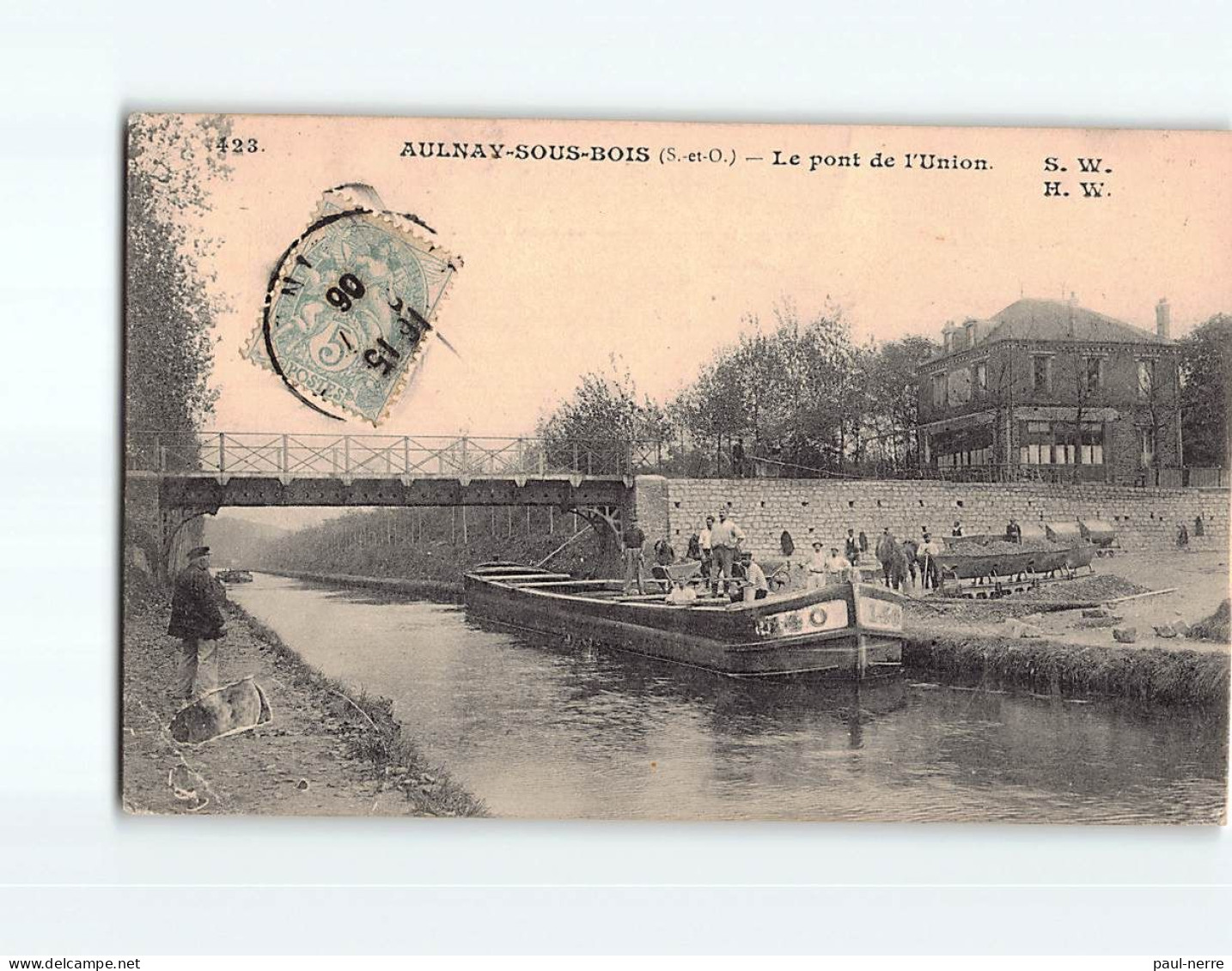 AULNAY SOUS BOIS : Le Pont De L'Union - état - Aulnay Sous Bois