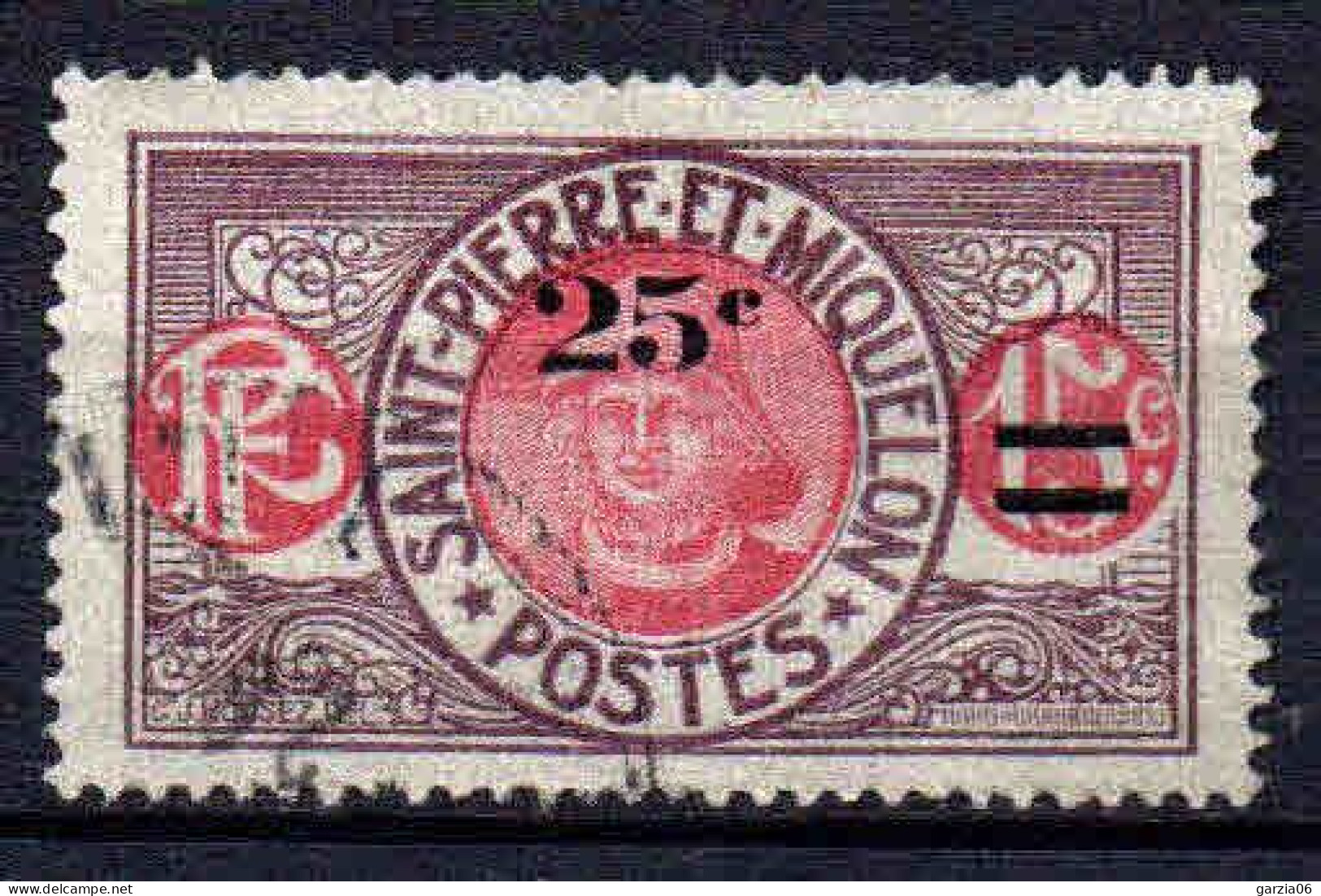 St Pierre Et Miquelon    - 1924 - Tb Antérieurs Surch  - N° 118  - Oblit - Used - Used Stamps