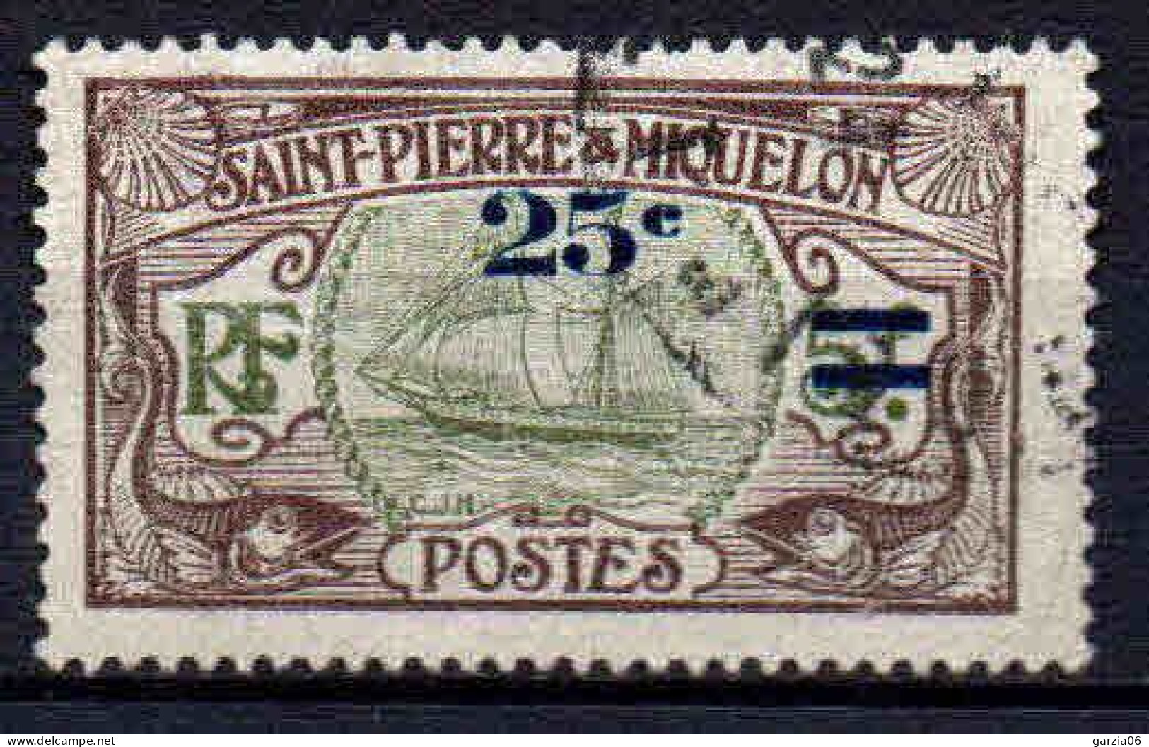 St Pierre Et Miquelon    - 1924 - Tb Antérieurs Surch  - N° 120  - Oblit - Used - Used Stamps