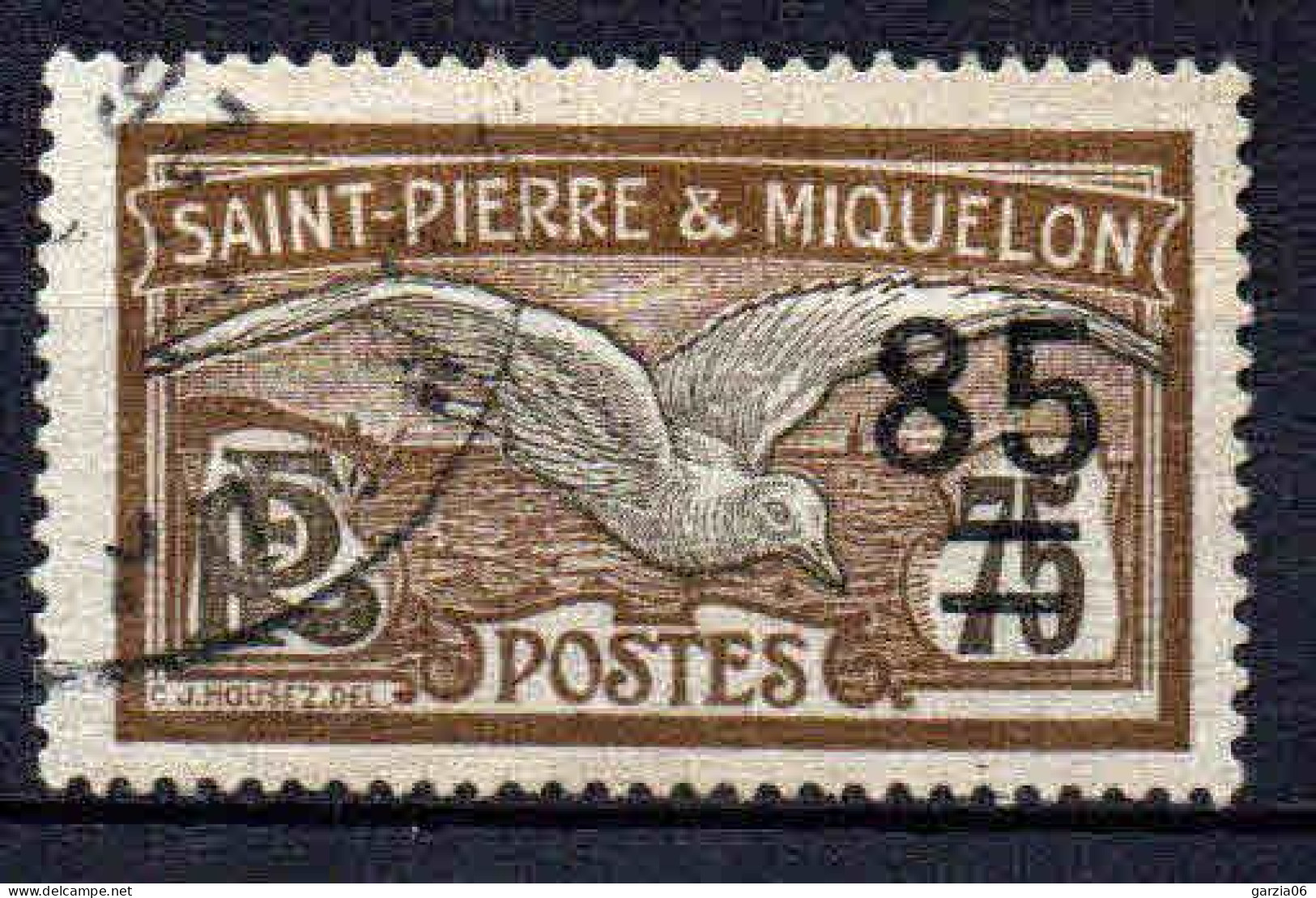 St Pierre Et Miquelon    - 1924 - Tb Antérieurs Surch  - N° 122  - Oblit - Used - Gebraucht