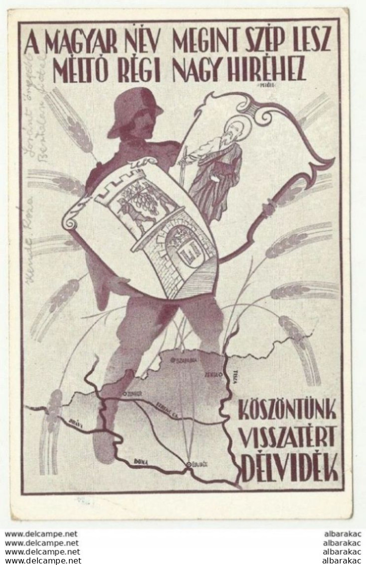 Hungary - WWII Propaganda - Nazy Militaria Delvidek , Poster Old Postcard - Ungheria