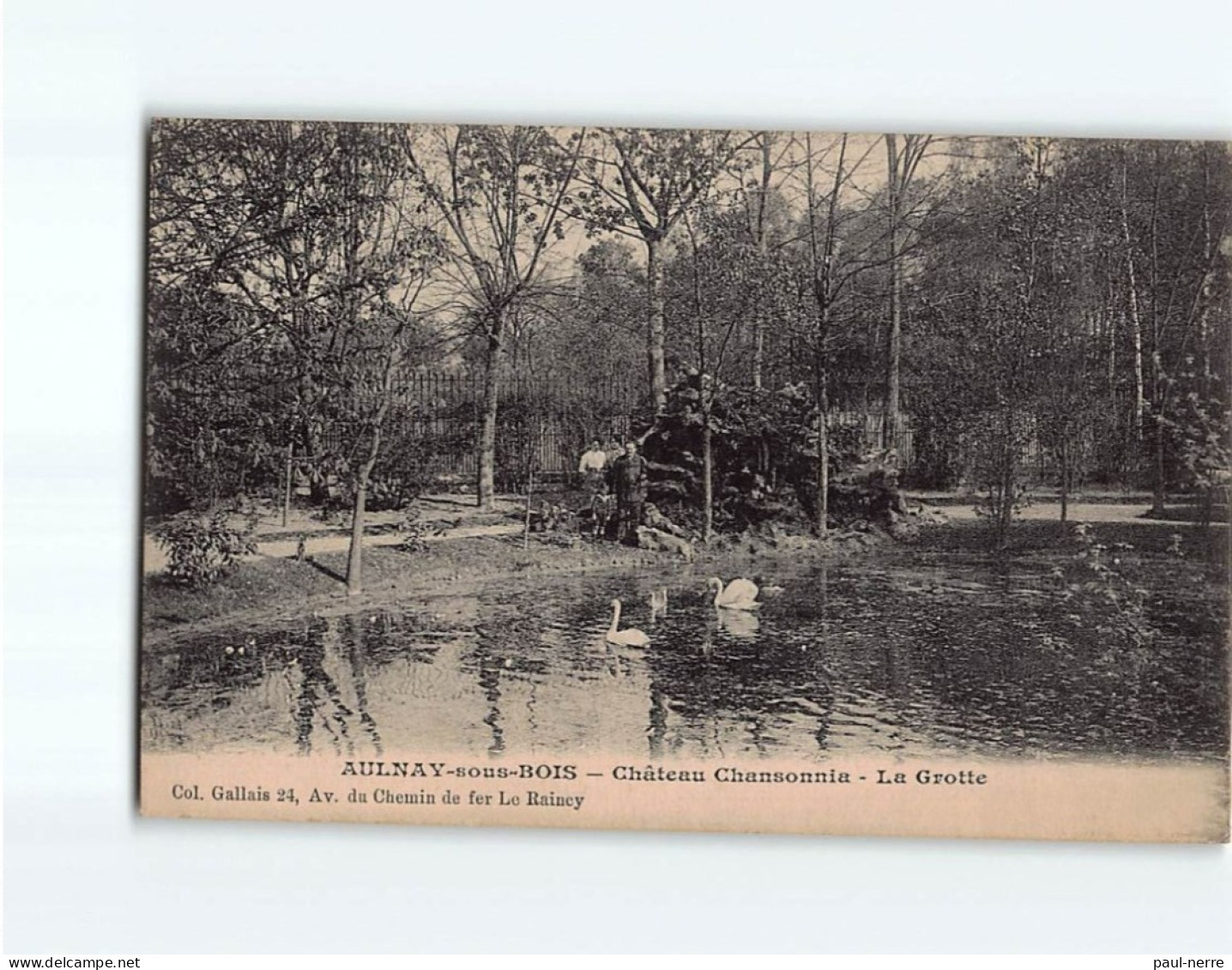 AULNAY SOUS BOIS : Château Chansonnia, La Grotte - Très Bon état - Aulnay Sous Bois