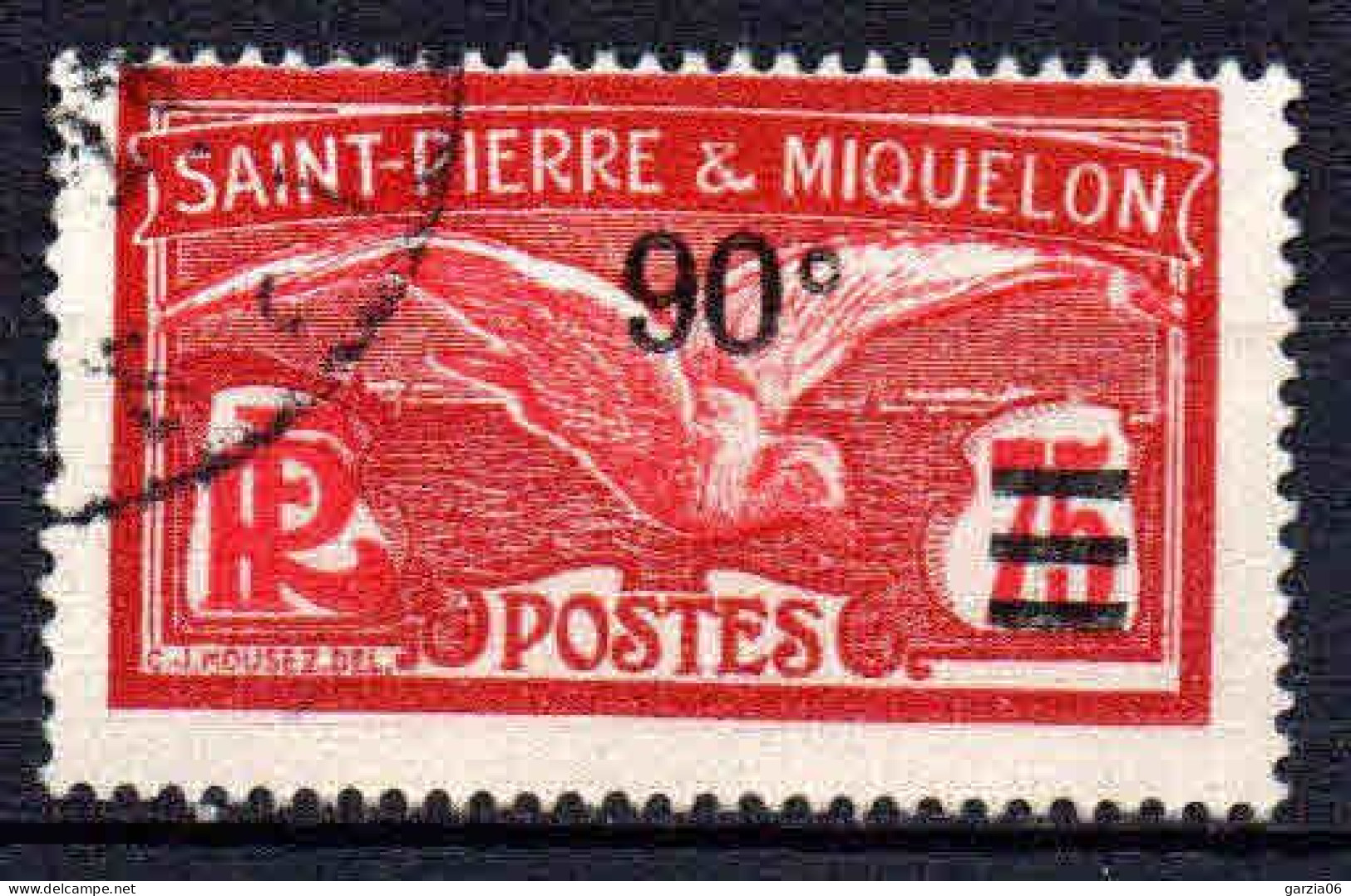 St Pierre Et Miquelon    - 1924 - Tb Antérieurs Surch  - N° 123  - Oblit - Used - Oblitérés