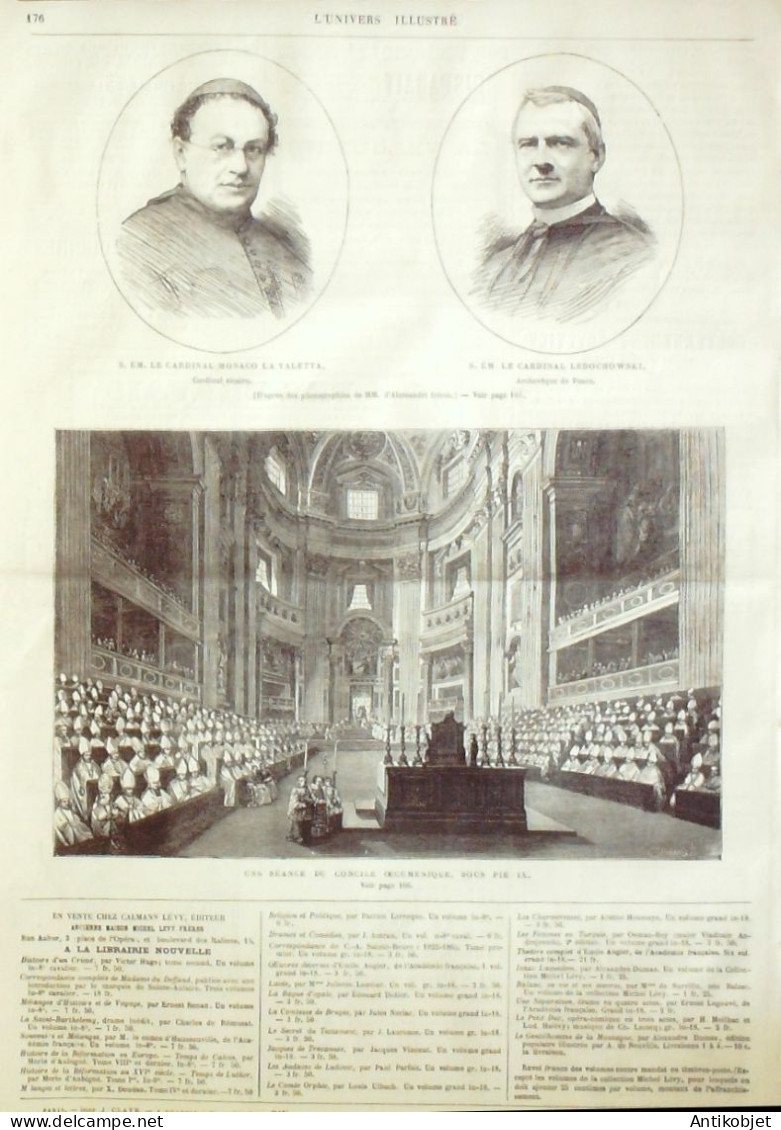 L'Univers Illustré 1878 N°1199 Pape Léon XIII Duc Nicolas Expo Pavillon Chine Ledochowski - 1850 - 1899