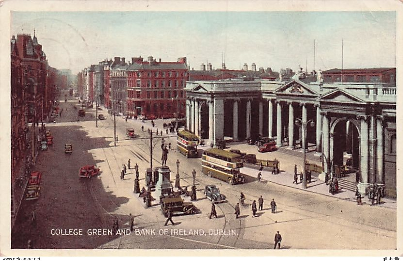 DUBLIN - College Green And Bank Of Ireland - 1948 - Dublin