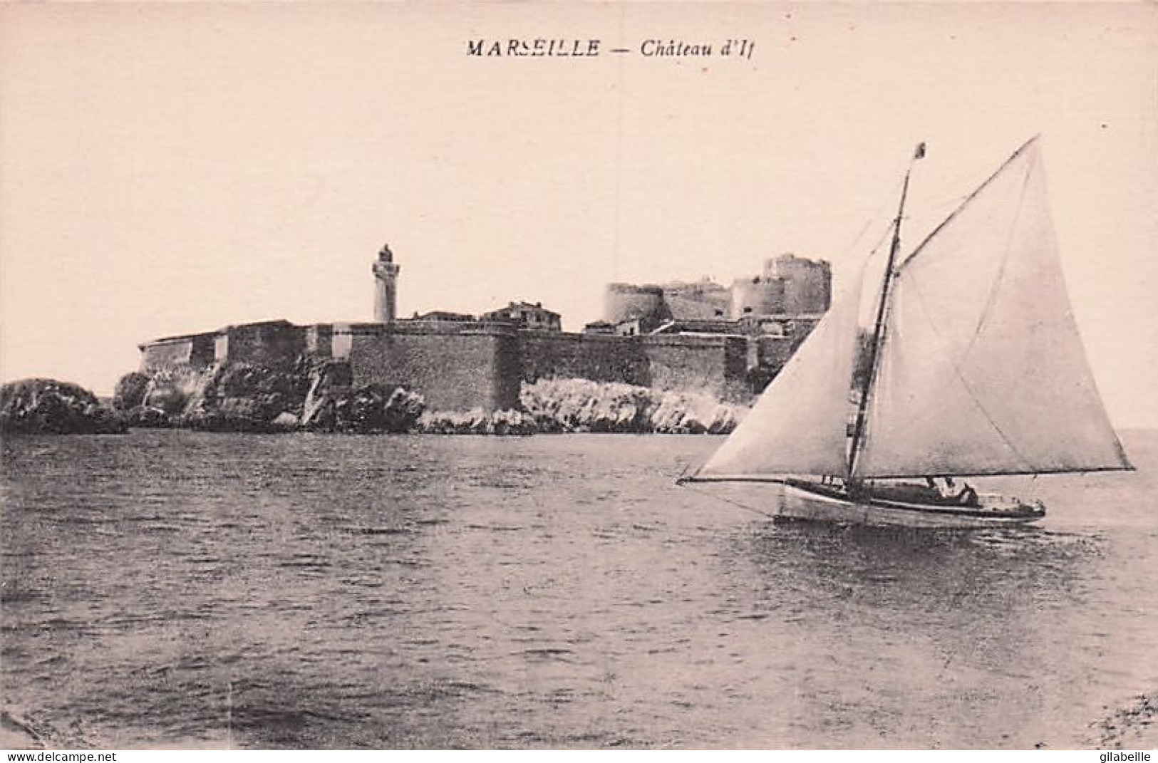 13 - MARSEILLE - Chateau D'If - Festung (Château D'If), Frioul, Inseln...