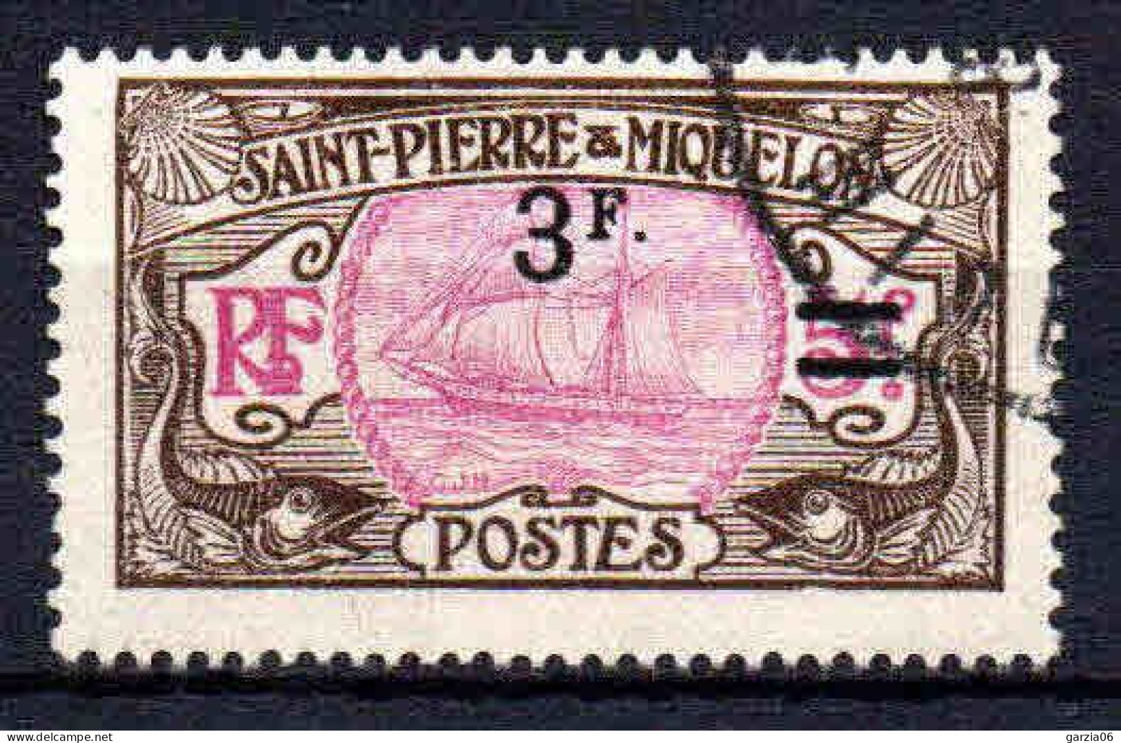 St Pierre Et Miquelon    - 1924 - Tb Antérieurs Surch  - N° 126  - Oblit - Used - Gebruikt