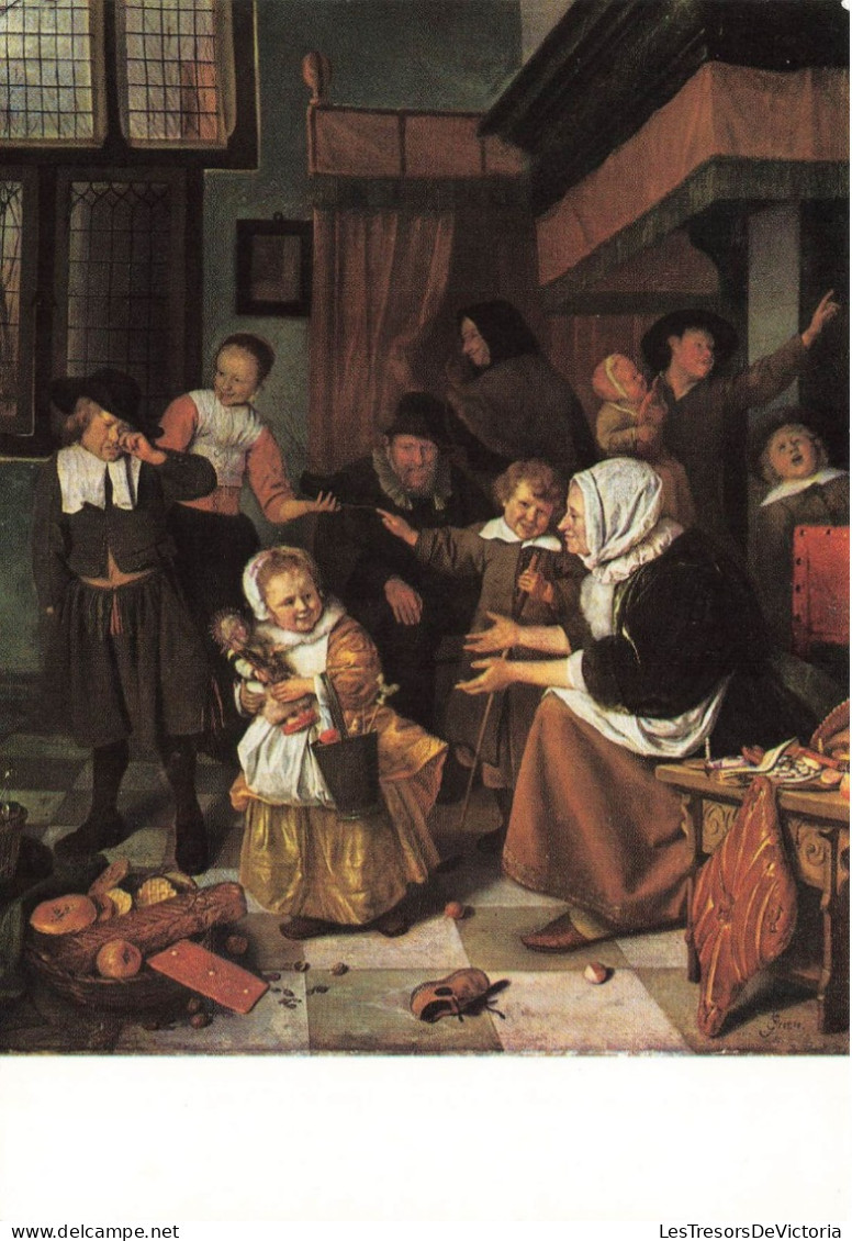 PAYS-BAS - Rijkmuseum - Amsterdam - Jean Steen (1626-1679) - La Fête De Saint Nicolas - Carte Postale - Amsterdam