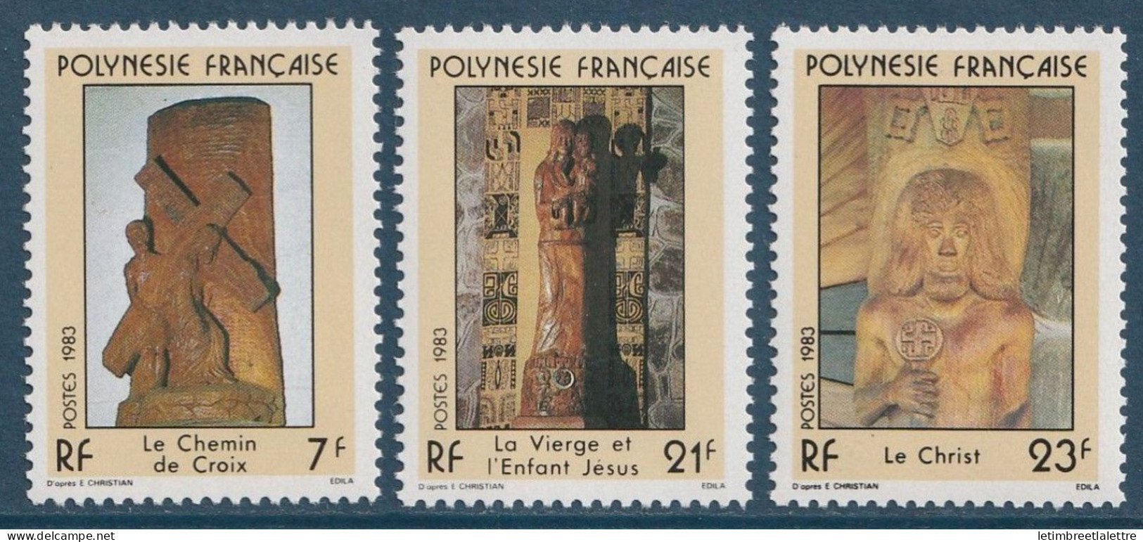 Polynésie Française - YT N° 195 à 197 ** - Neuf Sans Charnière - 1983 - Neufs