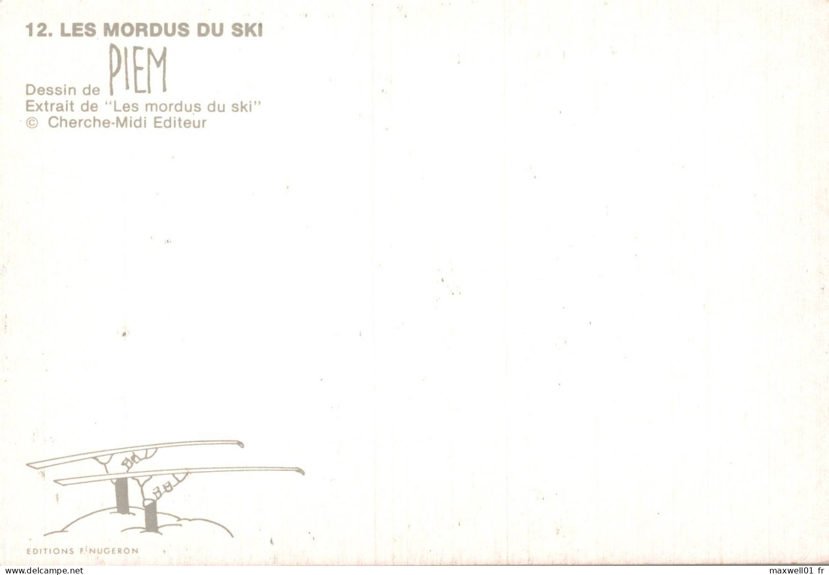 O6 - Carte Postale Illustrateur PIEM - Que Ceux Qui Débutent Lèvent La Main - Piem