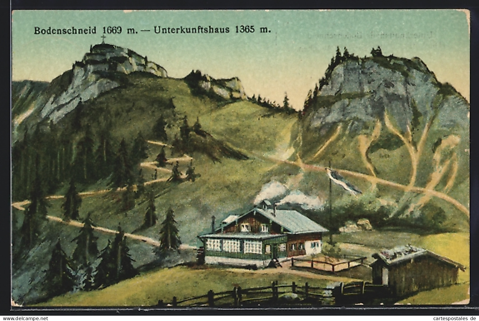 AK Schliersee, Bodenschneid, Unterkunftshaus Des Alpen-Club München  - Schliersee