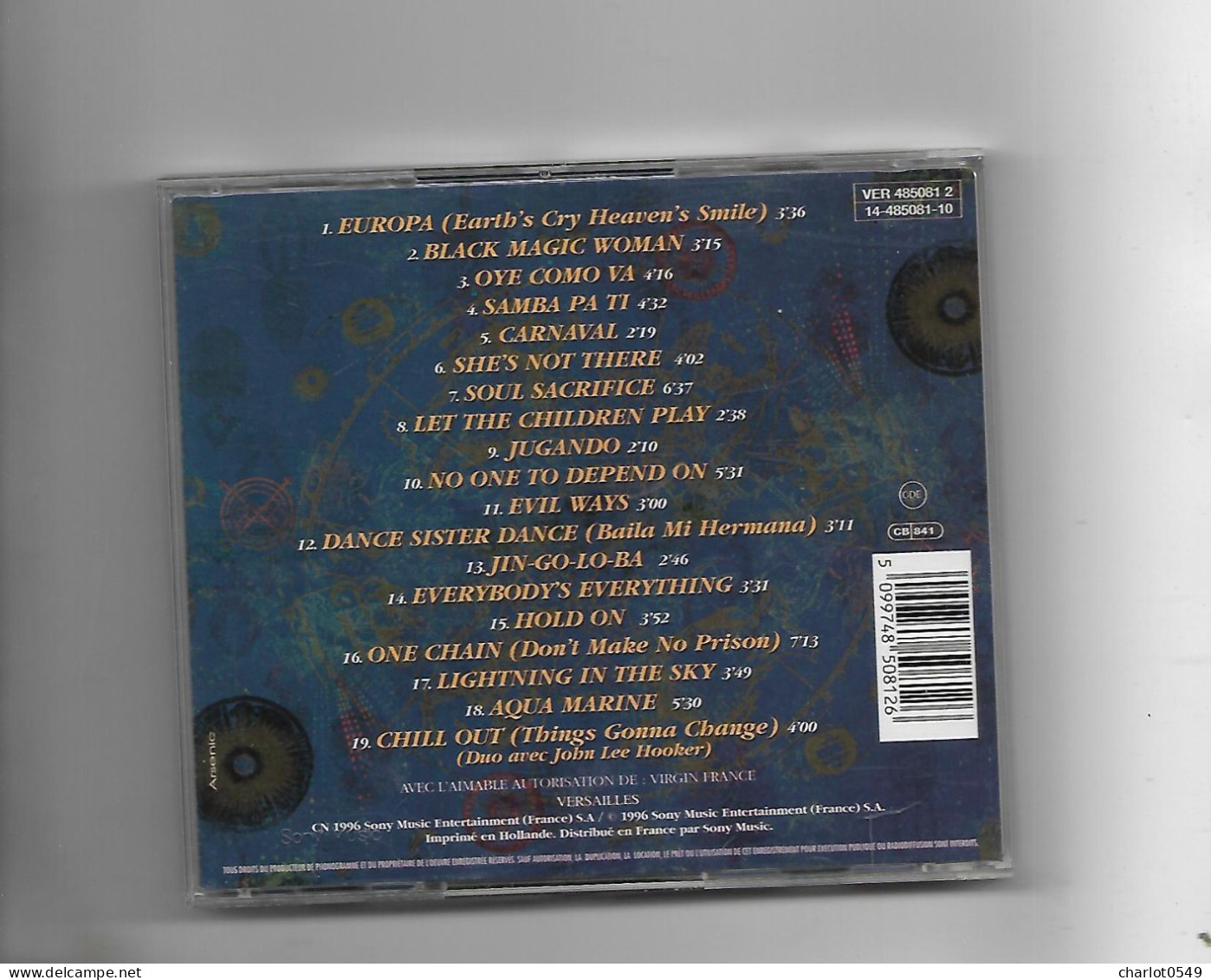 19 Titres Santana - Autres & Non Classés