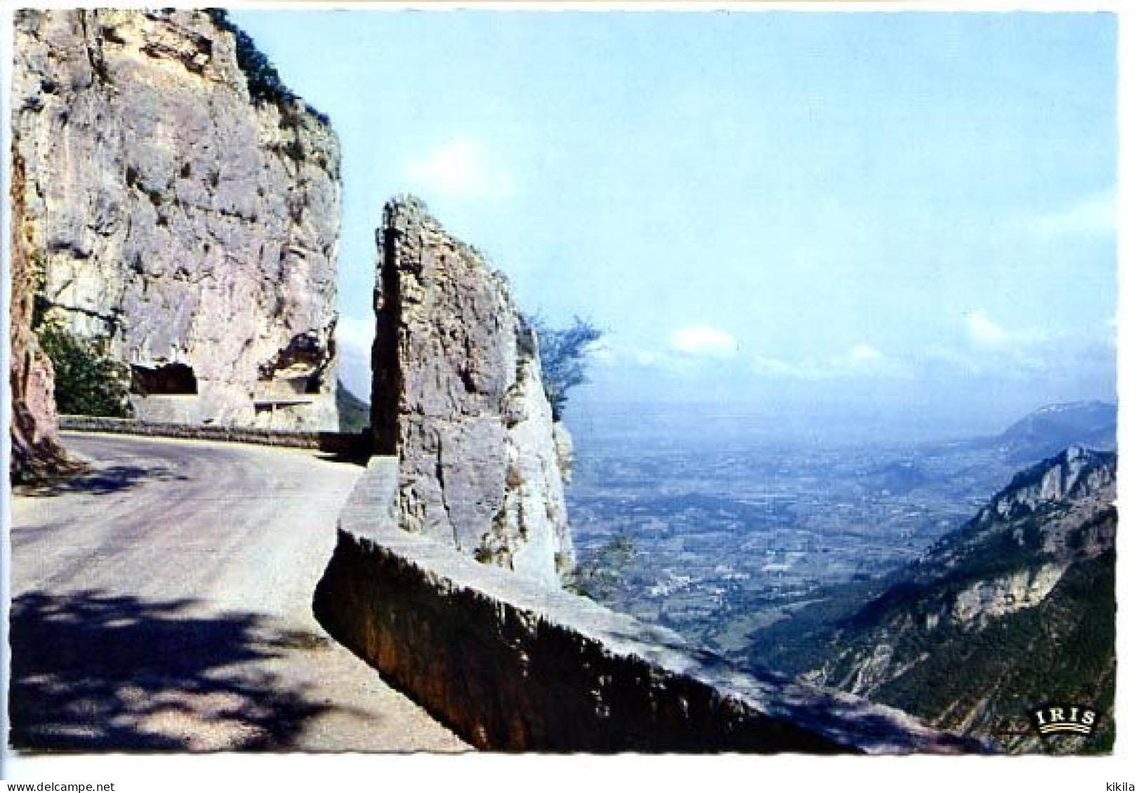 CPSM Dentelée 10,5 X 15  Drôme La Route De COMBE-LAVAL   Virage Au Grand A-PIC De 730m - Autres & Non Classés