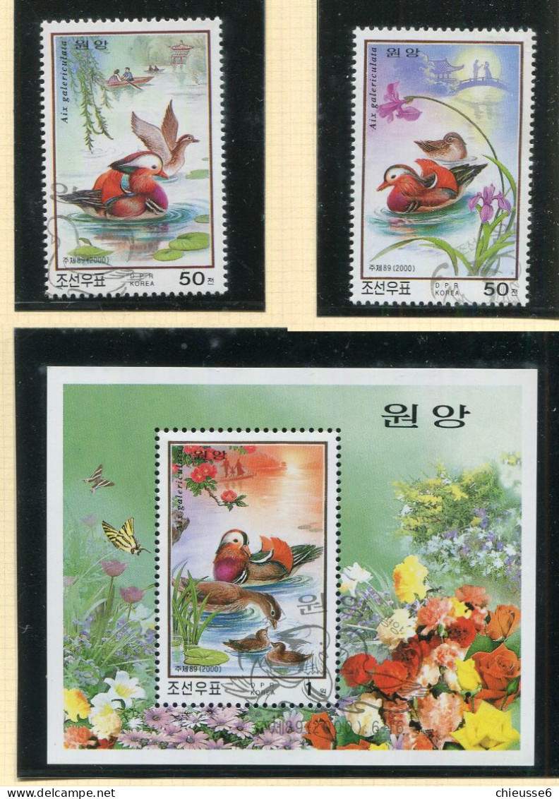 (B Blocs) Corée Du Nord Ob N° 2995/2996 - Bloc 381 - Canard Mandarin - Korea (Nord-)