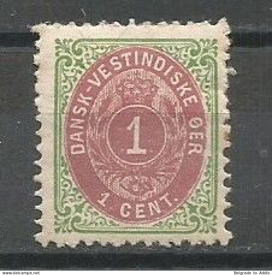 Denmark Danish West Indies Sc.#5 MH / * 1874/79 - Dänische Antillen (Westindien)