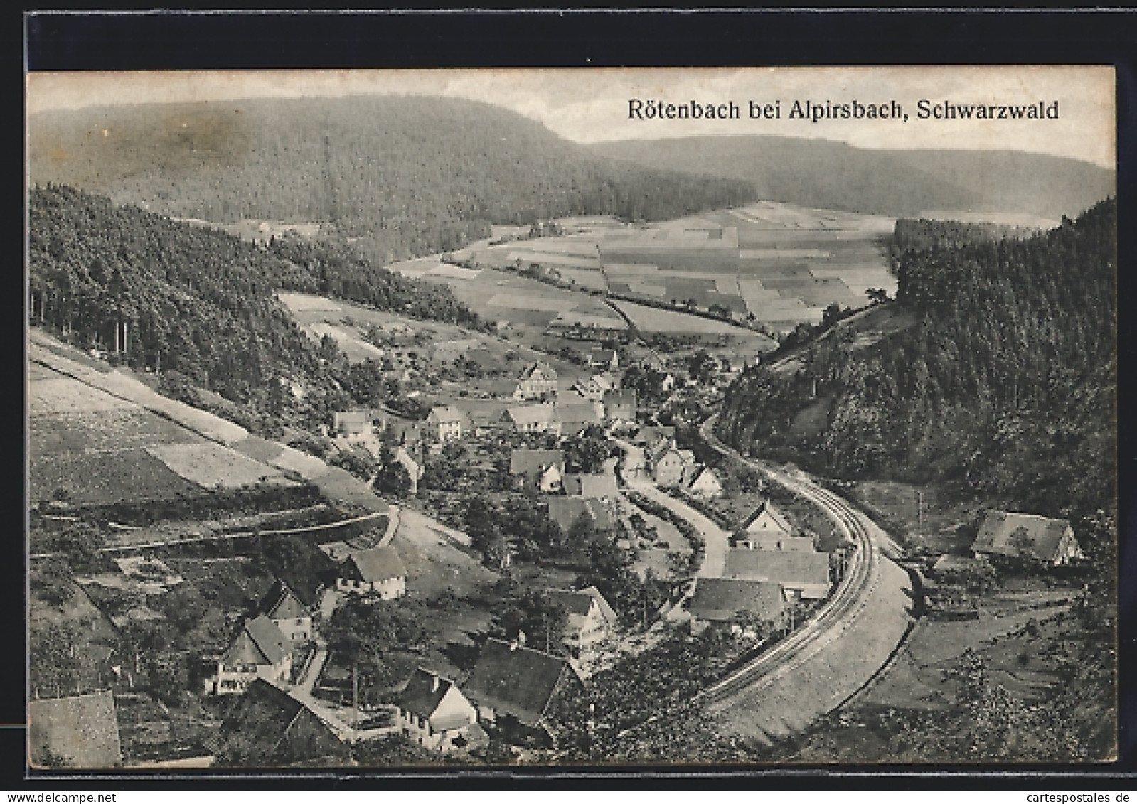 AK Rötenbach Bei Alpirsbach /Schwarzwald, Landschaftspanorama  - Alpirsbach