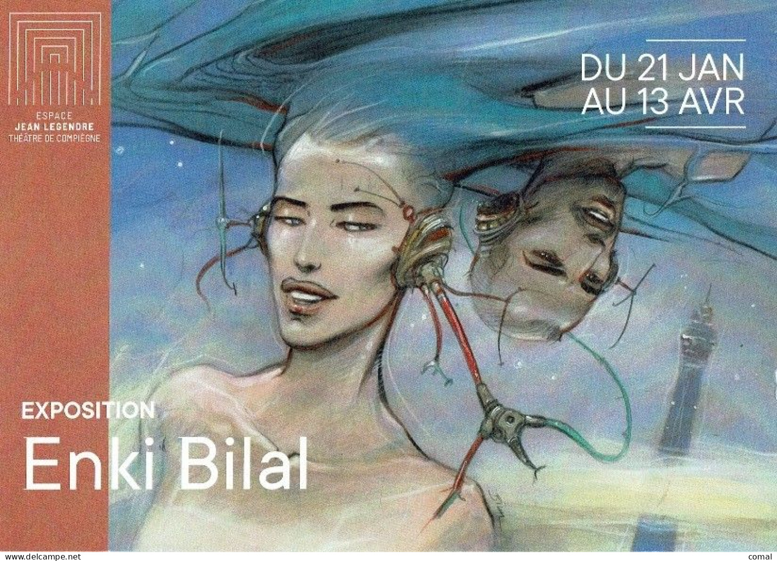 ENKI BILAL - Carton Exposition Compiègne - - Art Contemporain