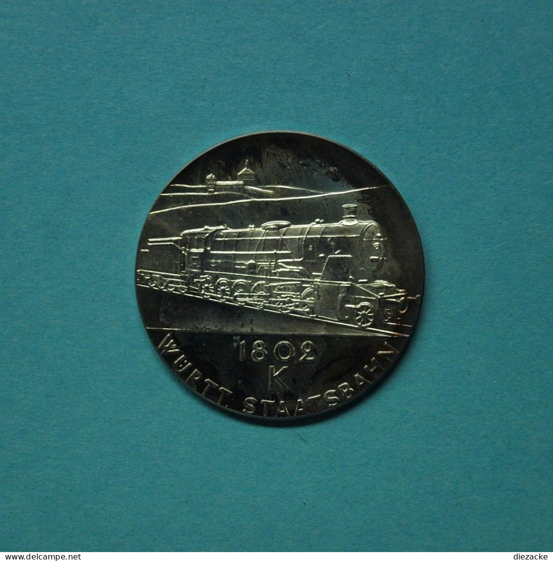 Medaille Württembergische Staatsbahn 18 O2 K PP (M5379 - Zonder Classificatie
