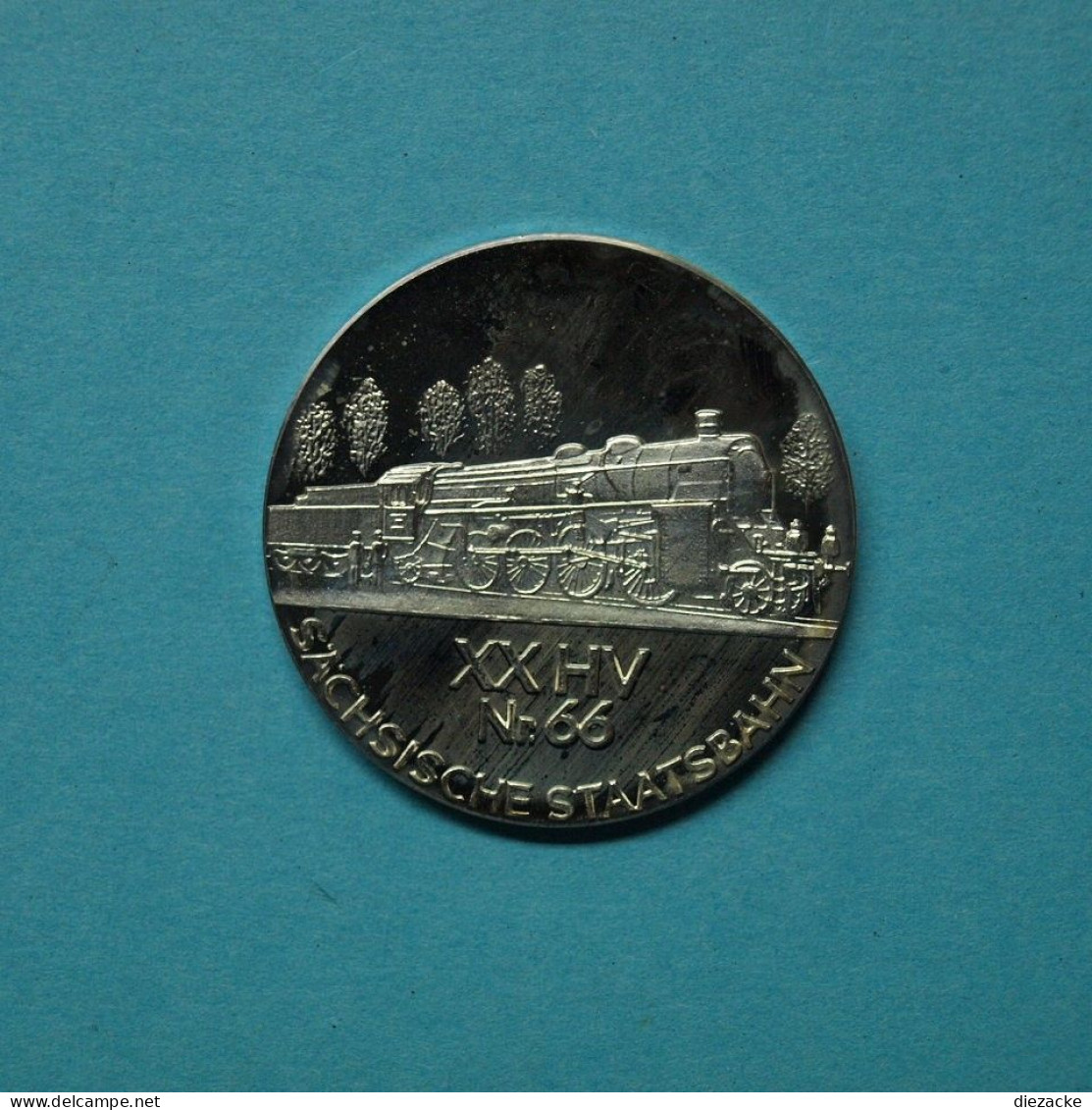 Medaille Sächsische Staatsbahn XX HV Nr. 66 PP (M5378 - Unclassified