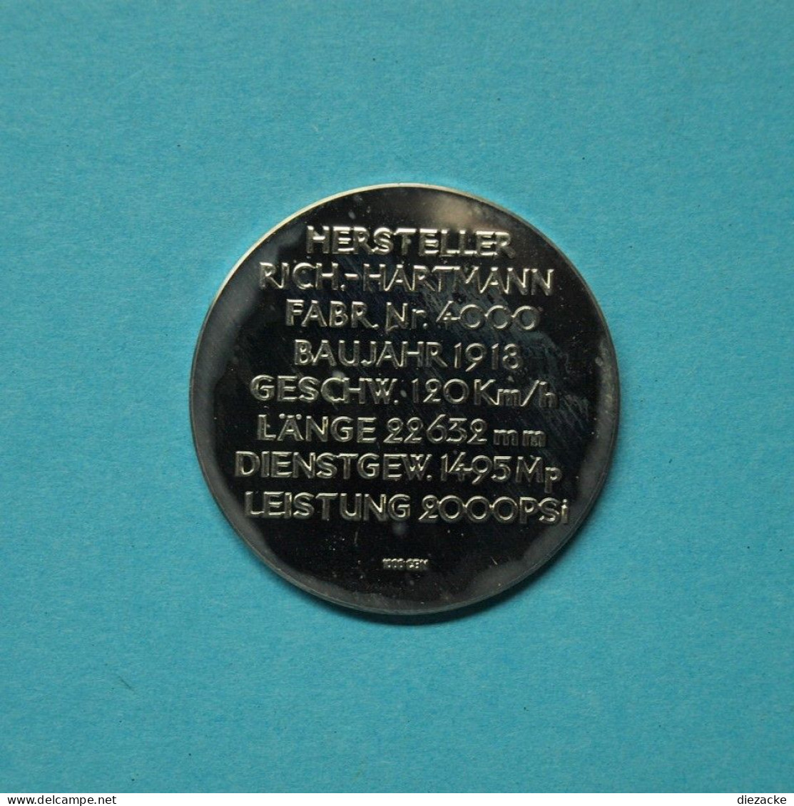 Medaille Sächsische Staatsbahn XX HV Nr. 66 PP (M5378 - Ohne Zuordnung