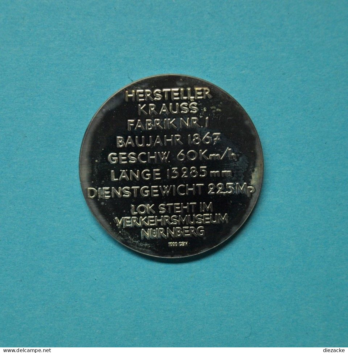 Medaille Oldenburgische Staatsbahn Landwührden Old. G1-Nr. 11 PP (M5380 - Ohne Zuordnung