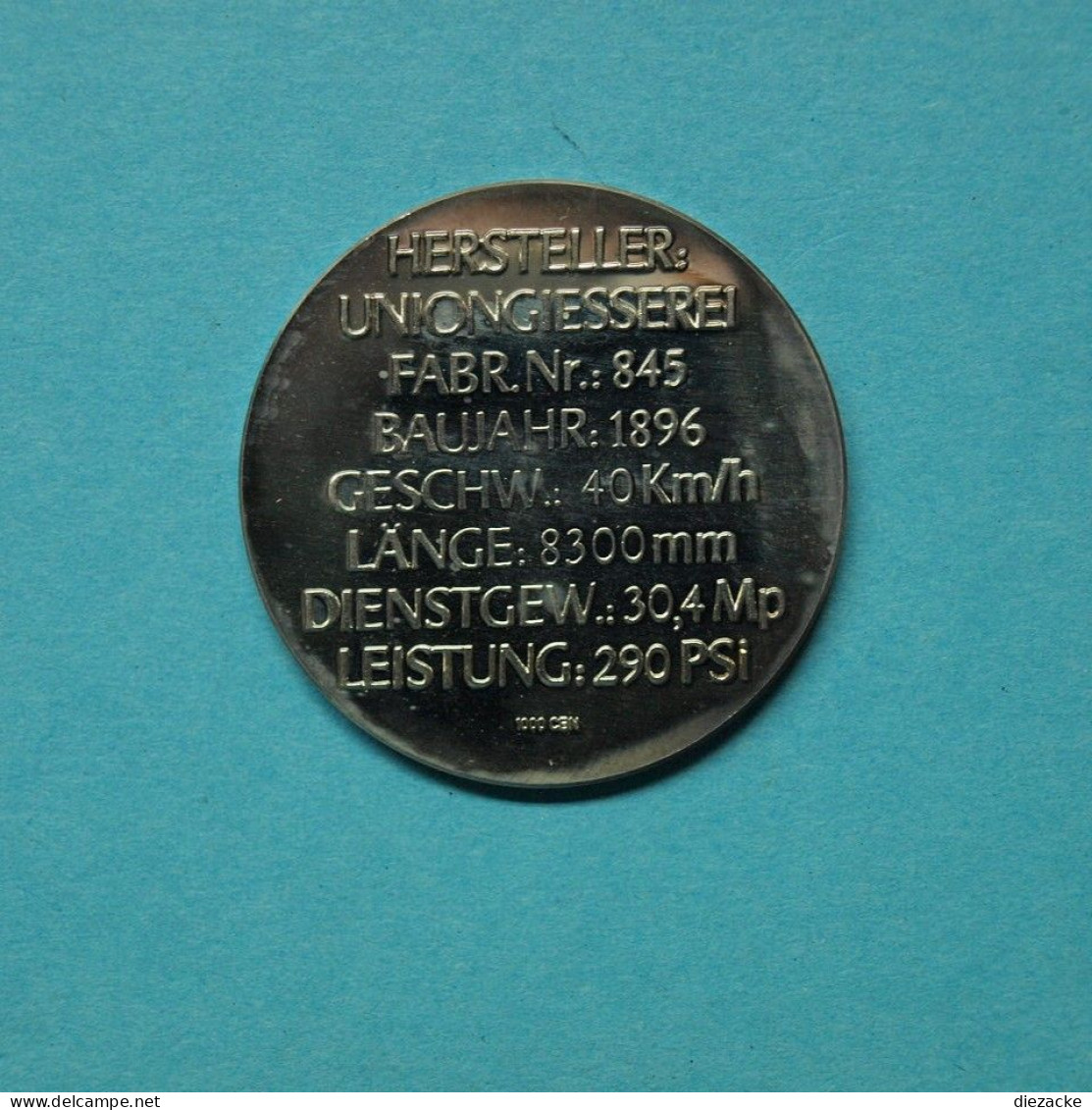 Medaille Preussische Staatsbahn 1705 Hannover T 3 PP (M5383 - Ohne Zuordnung