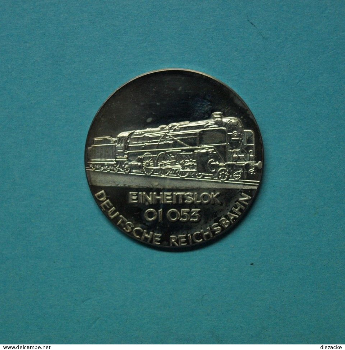 Medaille Deutsche Reichsbahn Einheitslok 01 053 PP (M5385 - Zonder Classificatie