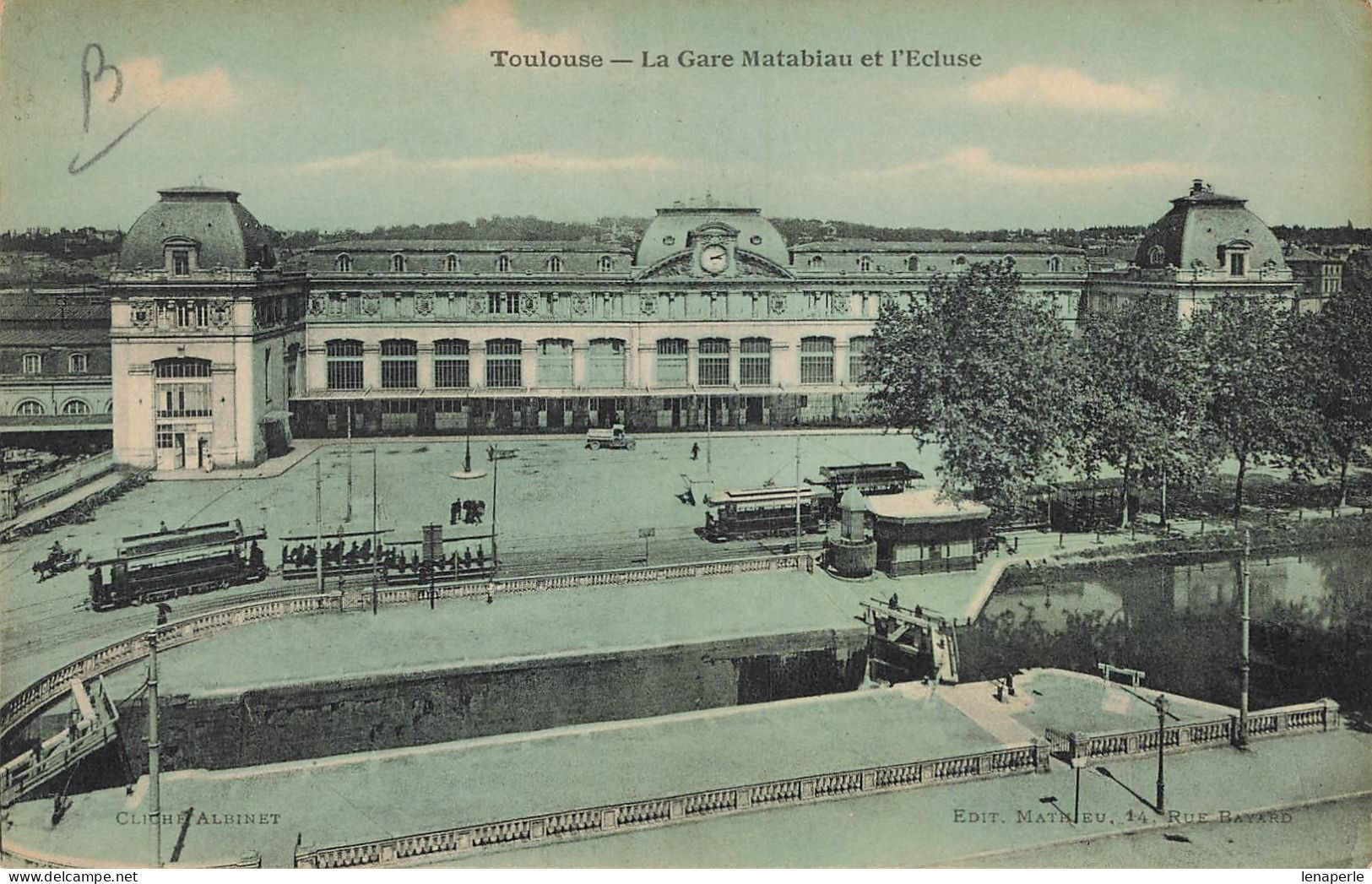 D8322 Toulouse La Gare Matabiau Et L'ecluse - Toulouse