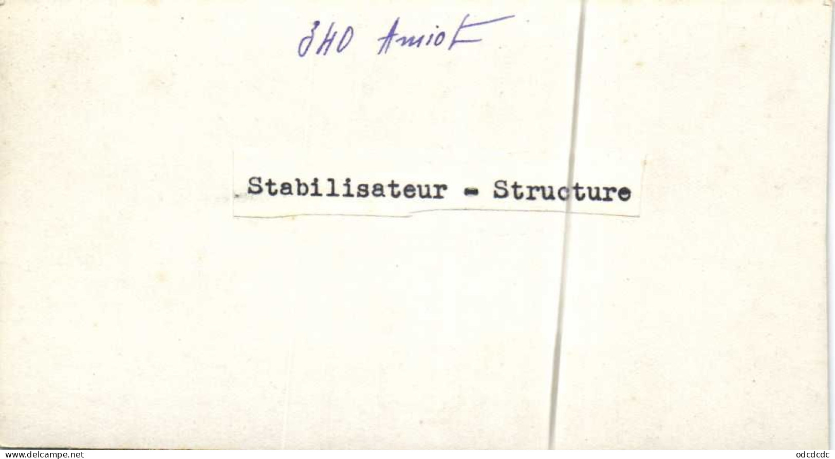 Photo 340 Amiot Stabilisateur Structure RV - 1919-1938: Between Wars