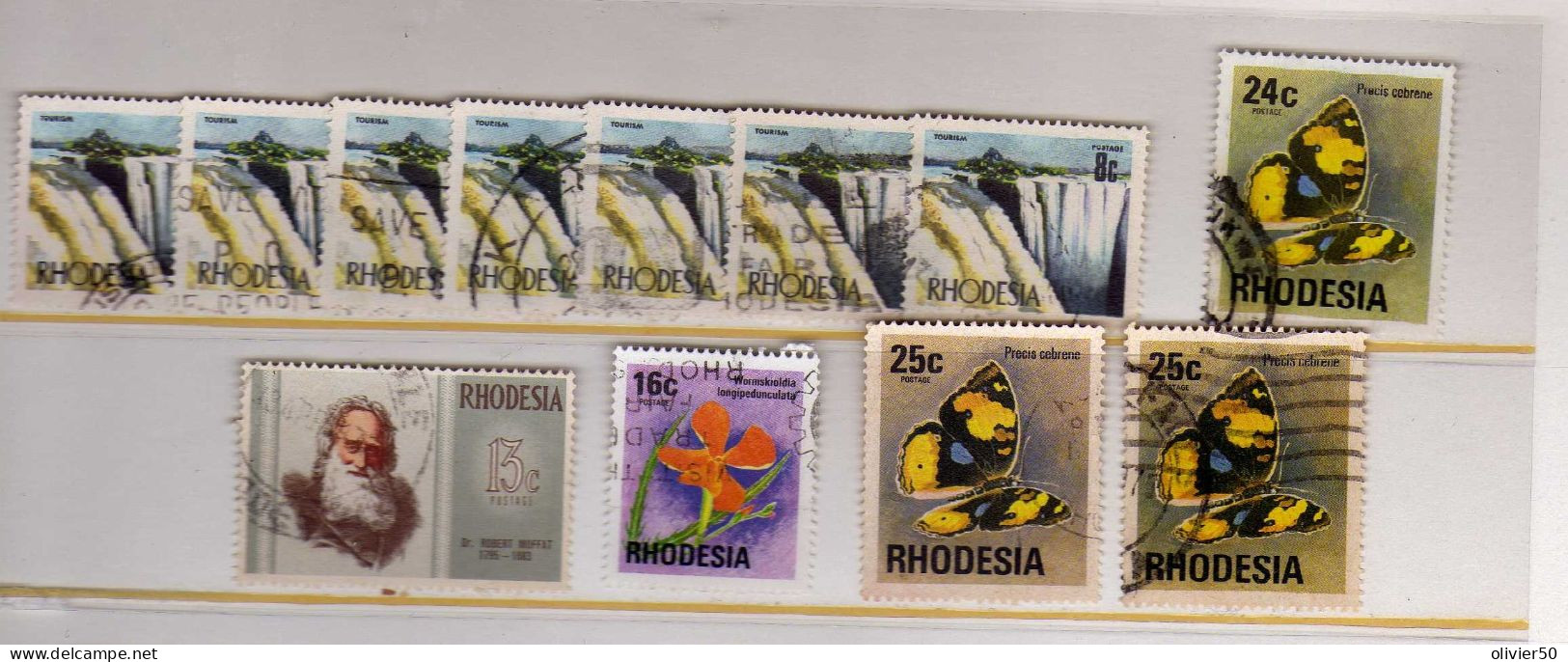 Rhodesie - Site - Faune - Flore - Obliteres - Rhodesia (1964-1980)
