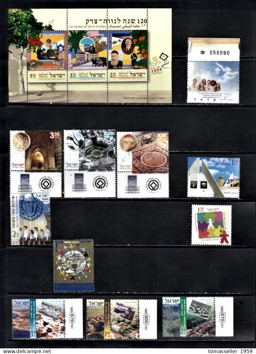 IZRAEL-2007    Year Set.15 Issues.MNH - Annate Complete