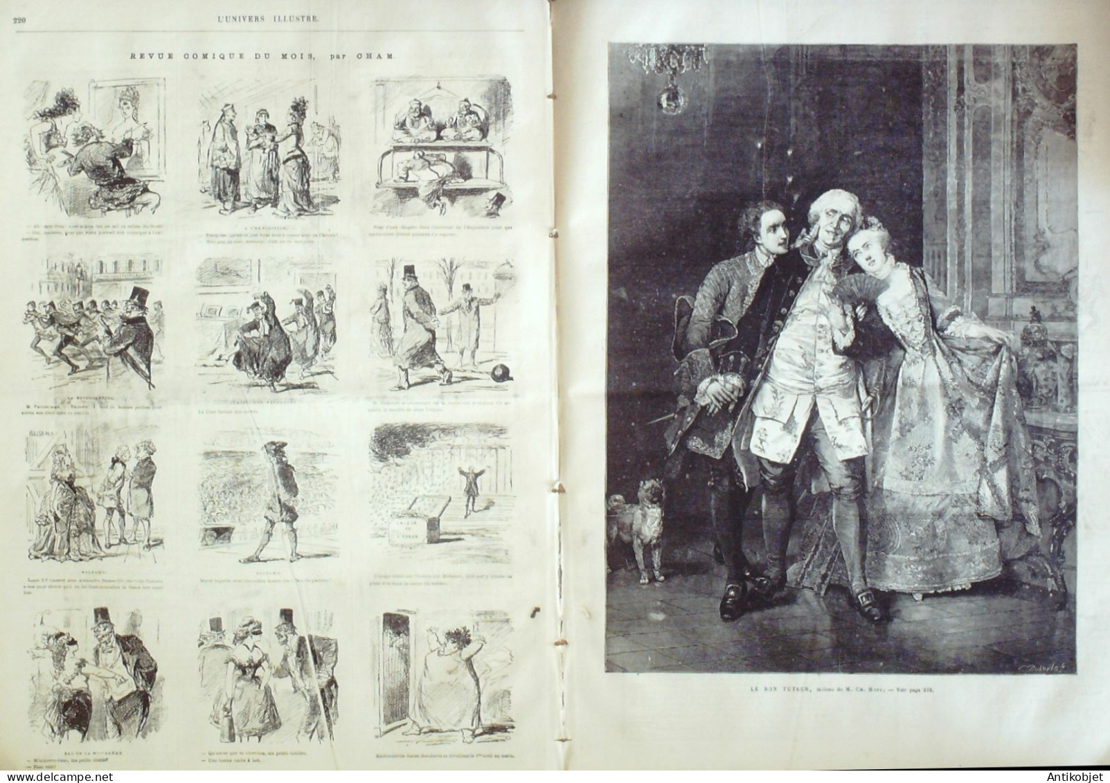 L'Univers Illustré 1878 N°1202 Egypte Karnak Héliopolisîle De Wright  Naufrage De L'Eurydice - 1850 - 1899