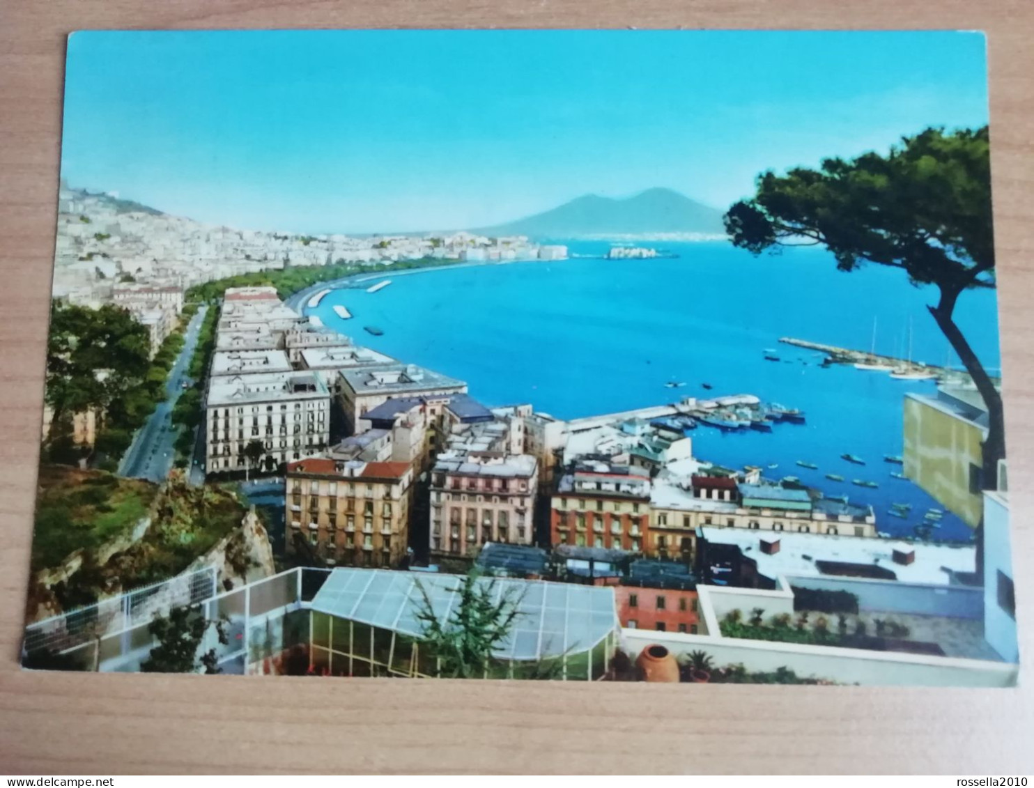 Cartolina ITALIA CAMPANIA NAPOLI 1971 PANORAMA Italy Naples Postcard Italien Neapel Ansichtskarte - Napoli (Naples)