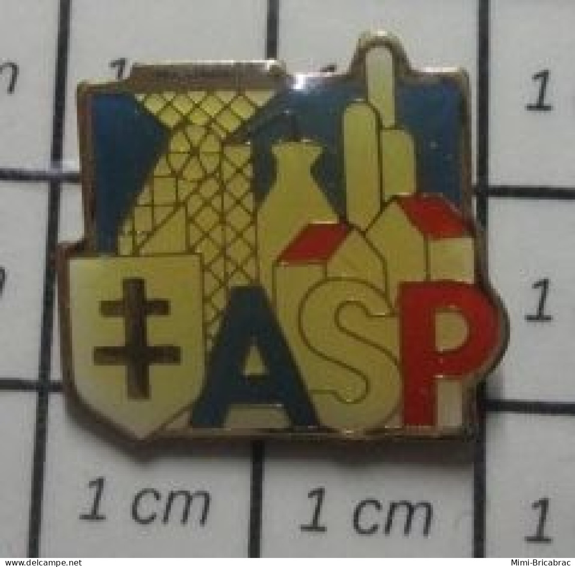 3617 Pin's Pins / Beau Et Rare / AUTRES / ASP CROIX DE LORRAINE - Altri & Non Classificati