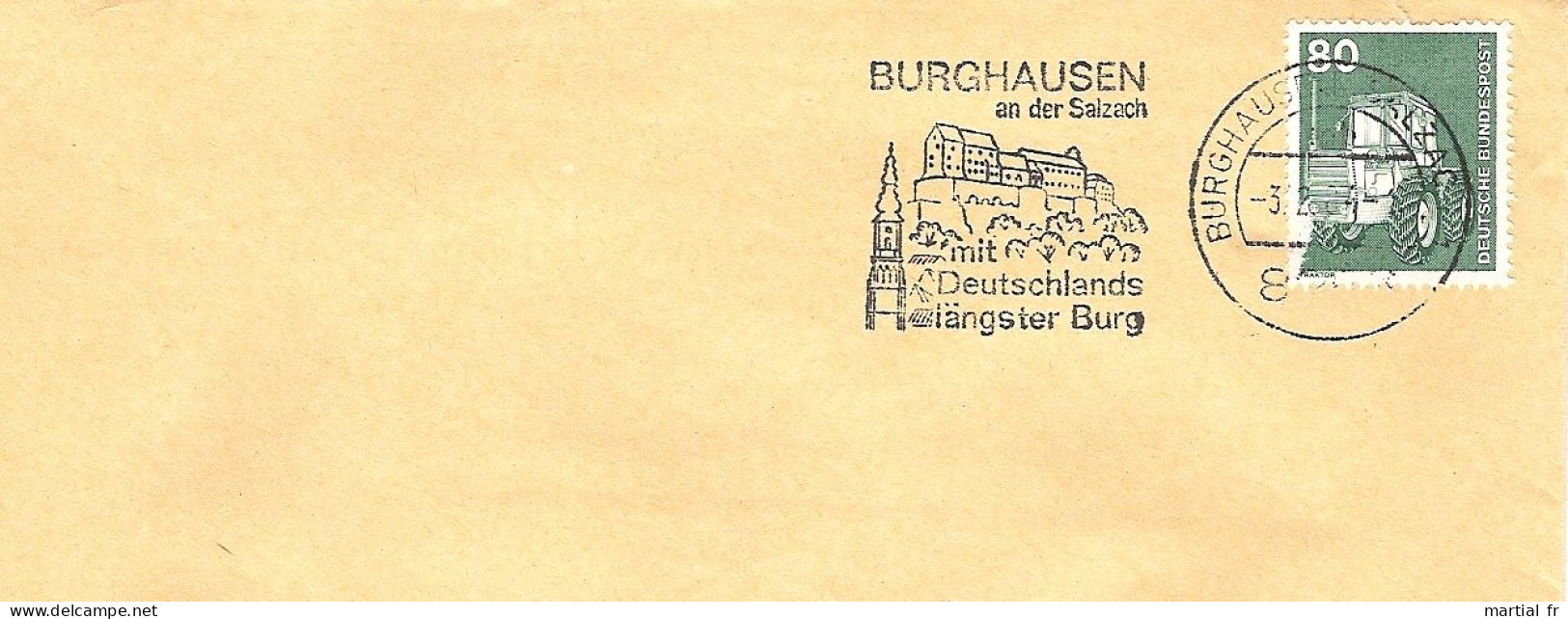 ALLEMAGNE DEUTSCHLAND GERMANY ARCHITECTURE CHATEAU FORT BURG CASTLE SCHLOSS FORTIFICATION Burghausen 8263 SALZACH - Castelli