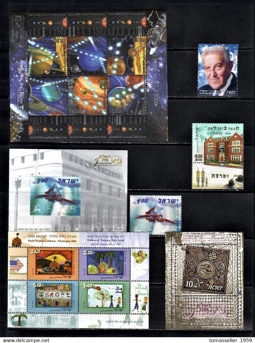 IZRAEL-2006 Full   Year Set.21 Issues.MNH - Años Completos