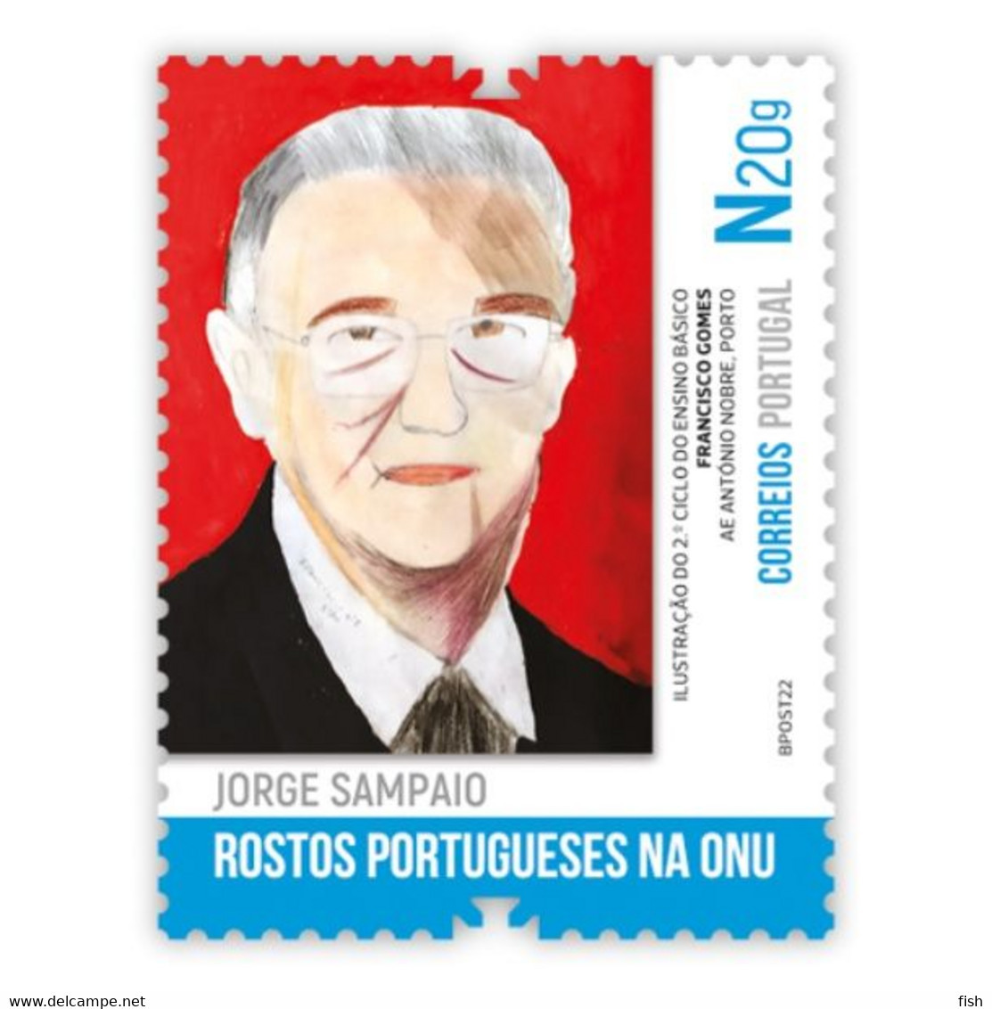 Portugal ** & U.N.O Portuguese Faces, Jorge Sampaio  2021 (2772) - Nuovi