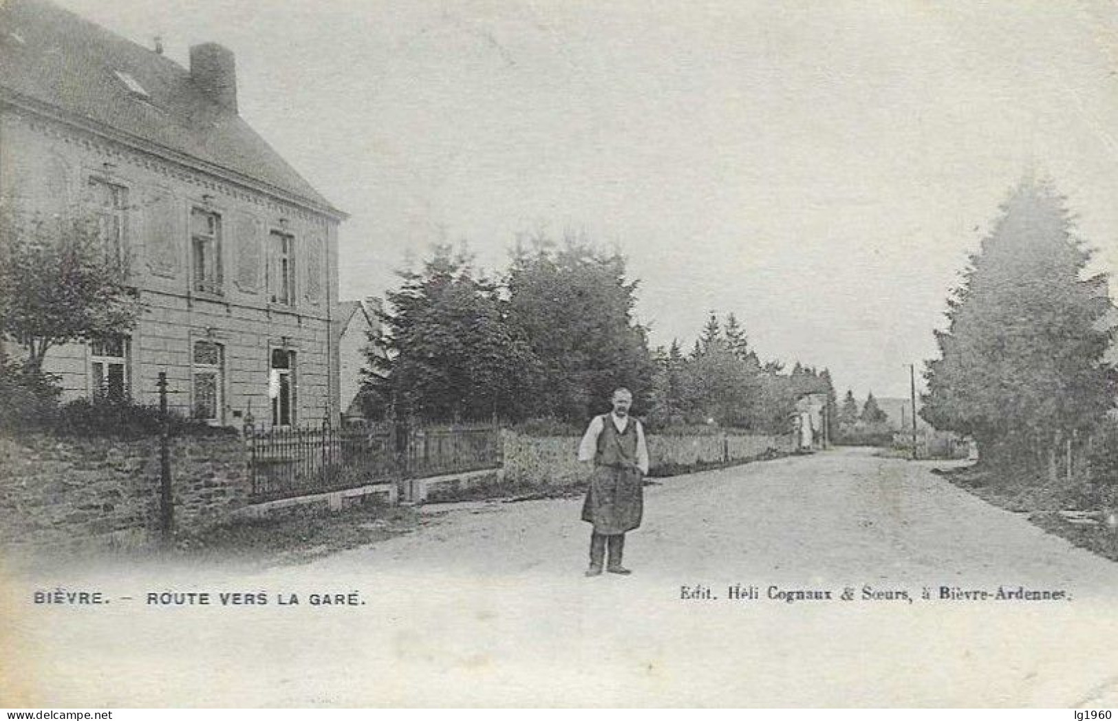 Bièvre - Route Vers La Gare - 1913 - Bièvre