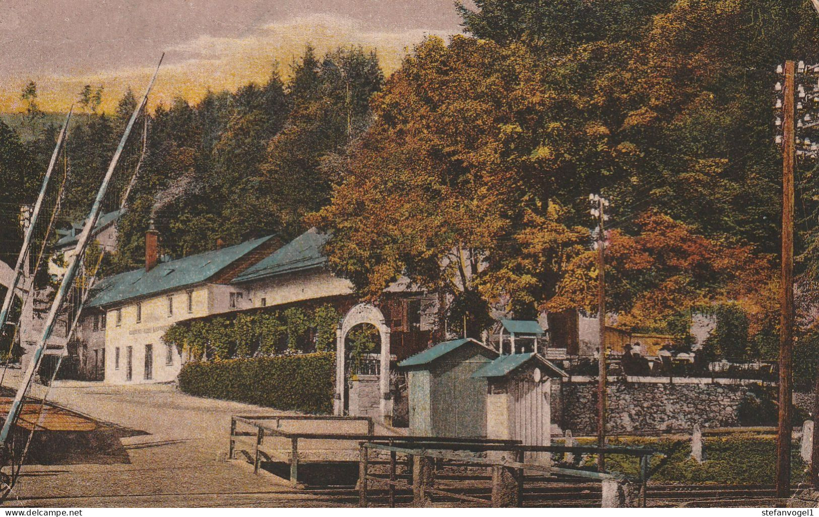 Pöhl-Rentschmühle Gesch. 1910   Lochhaus - Poehl