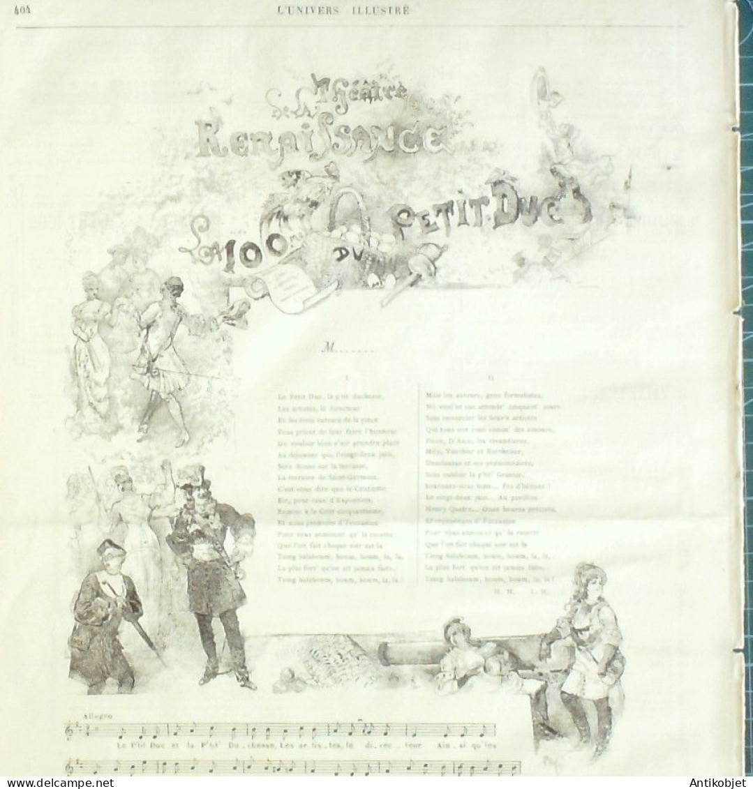 L'Univers Illustré 1878 N°1207 Expostion 1er Mai Pont D’iena Trocadero Scotland Charles Lecocq Alexandre Dumas - 1850 - 1899
