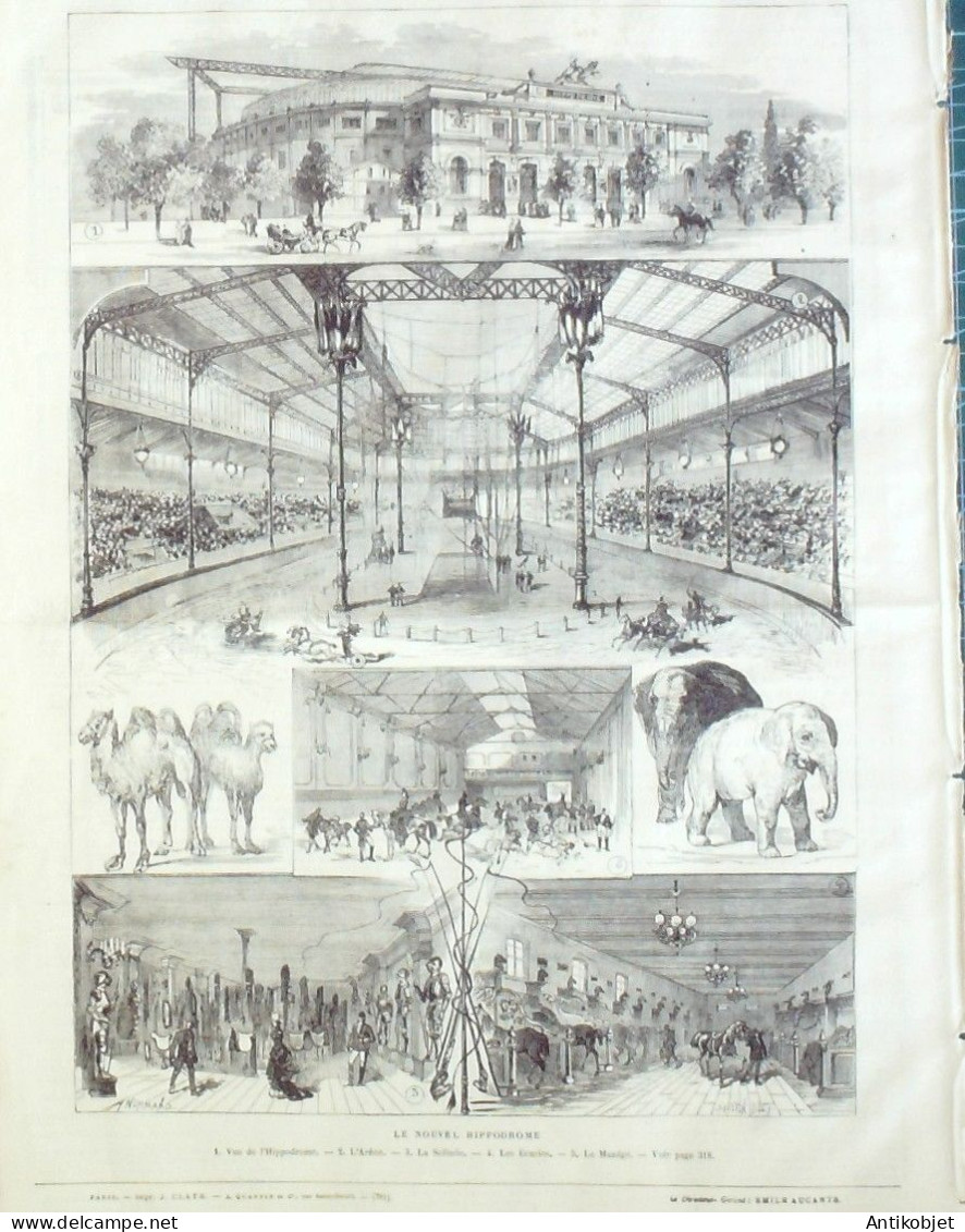 L'Univers Illustré 1878 N°1208 Expo Trocadéro Pavbillon Perse Siam Hippodrome D'Auteuil - 1850 - 1899